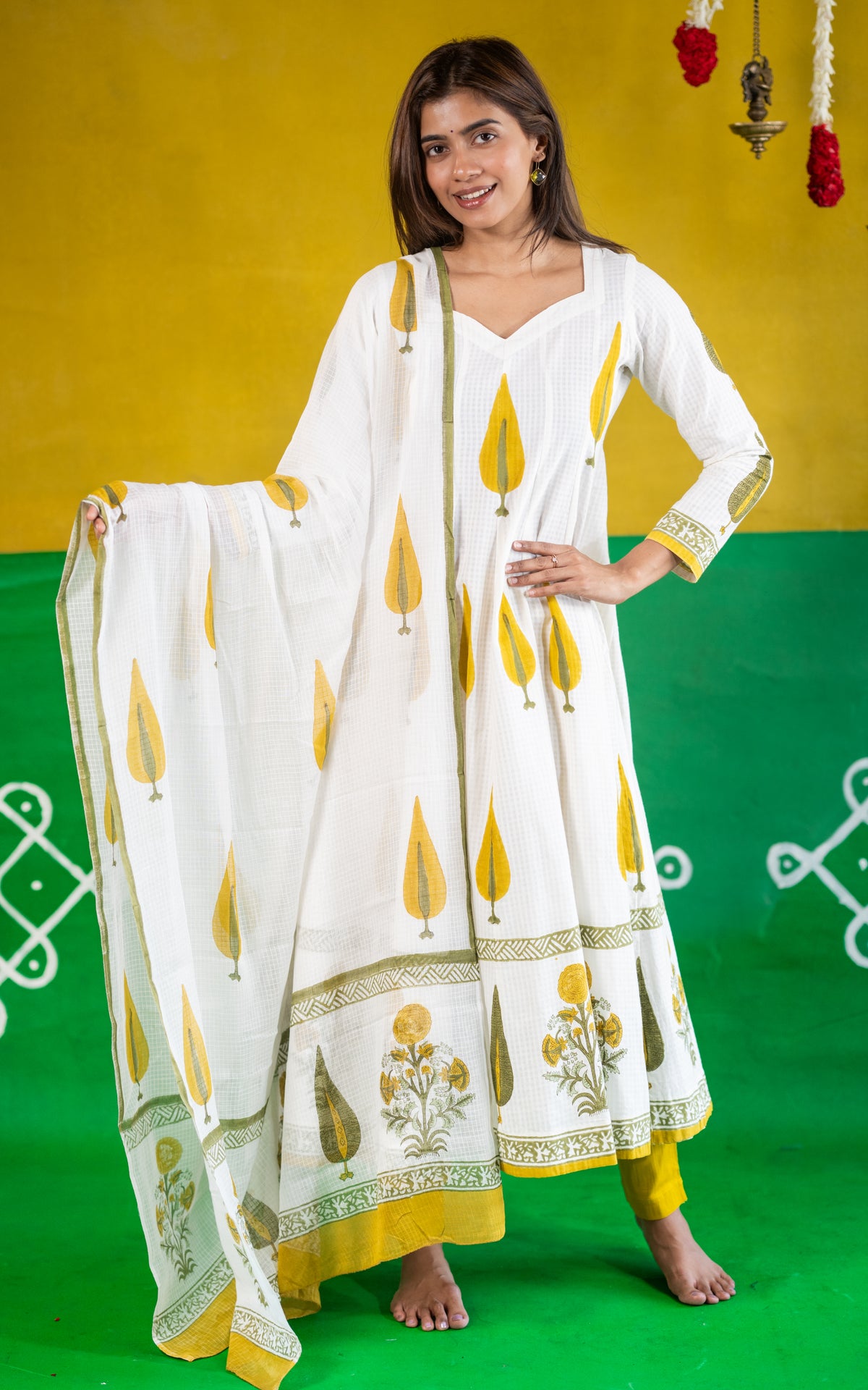 Block Magic A (Kurti+Dupatta)