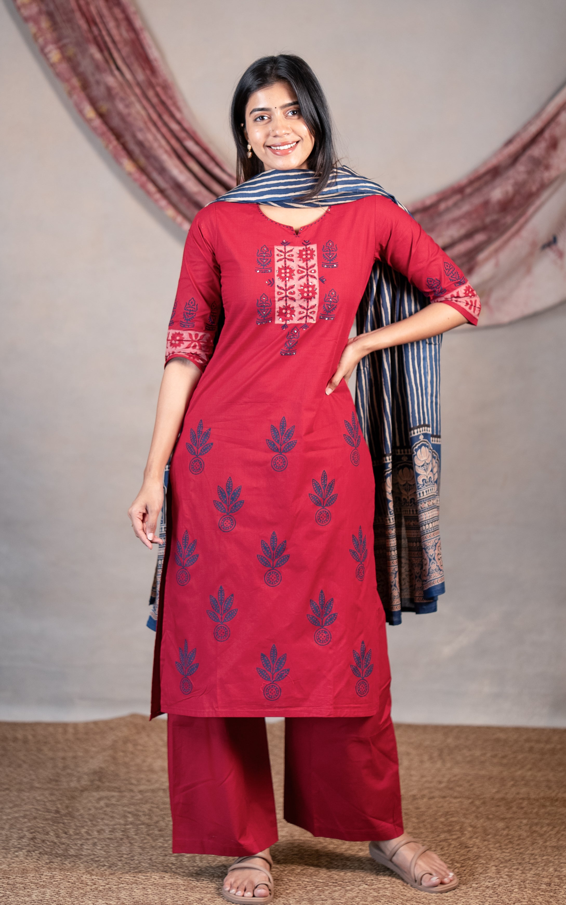 Raksha (Kurti+Pant+Dupatta)