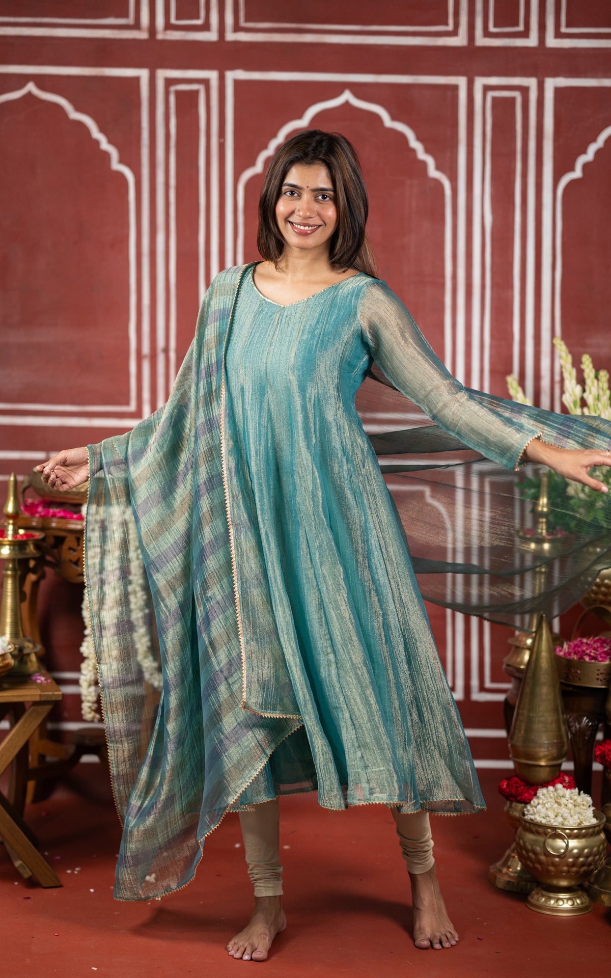 Diwali Night C (Kurti+Dupatta)