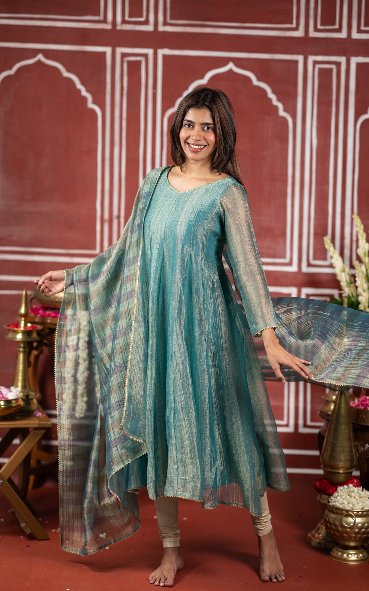 Diwali Night C (Kurti+Dupatta)