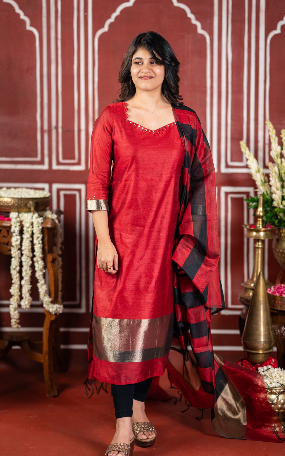 Retro Colors Naseema C (Kurti+Dupatta)