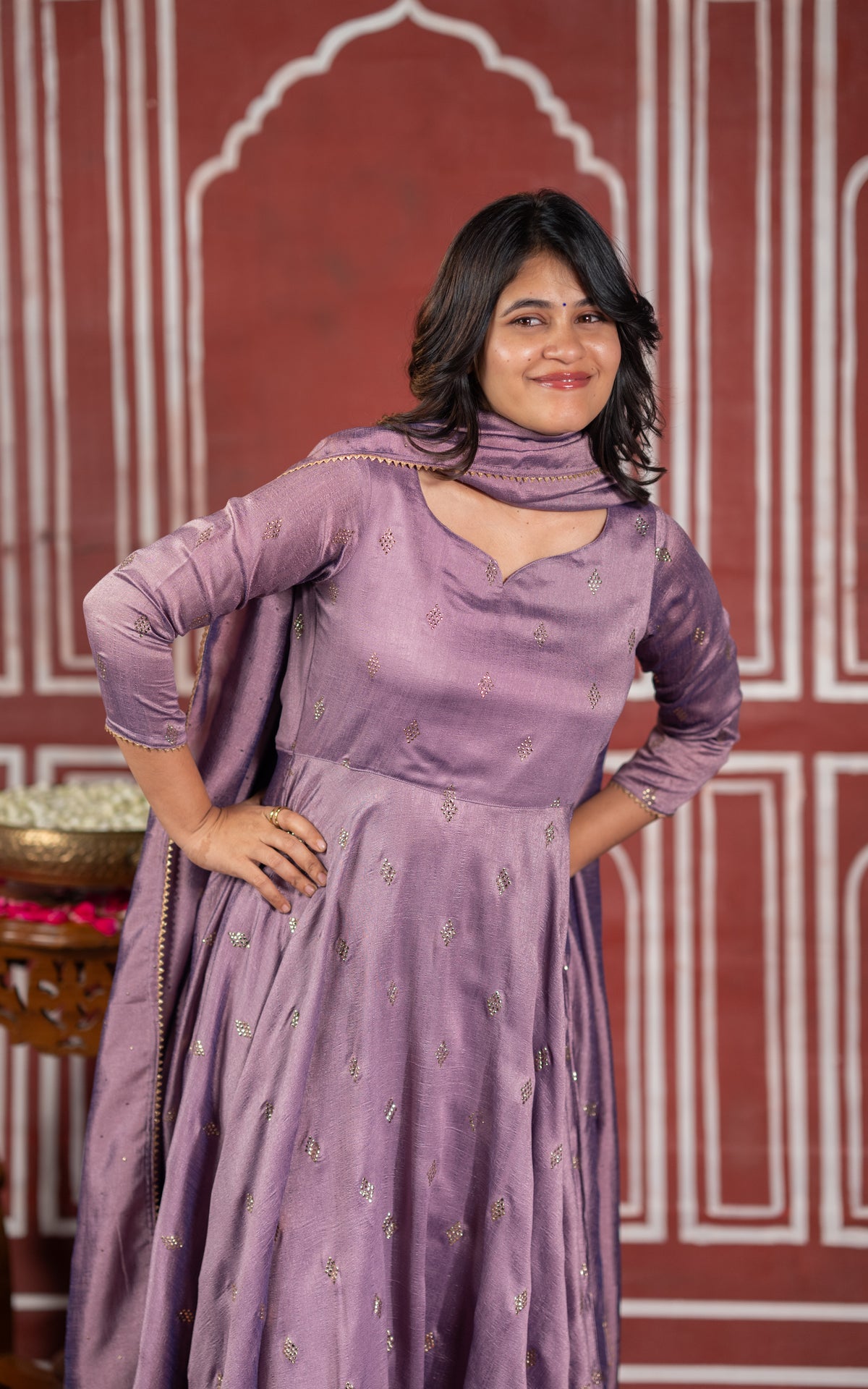 Vizha Pontharigai B (Kurti+Dupatta)