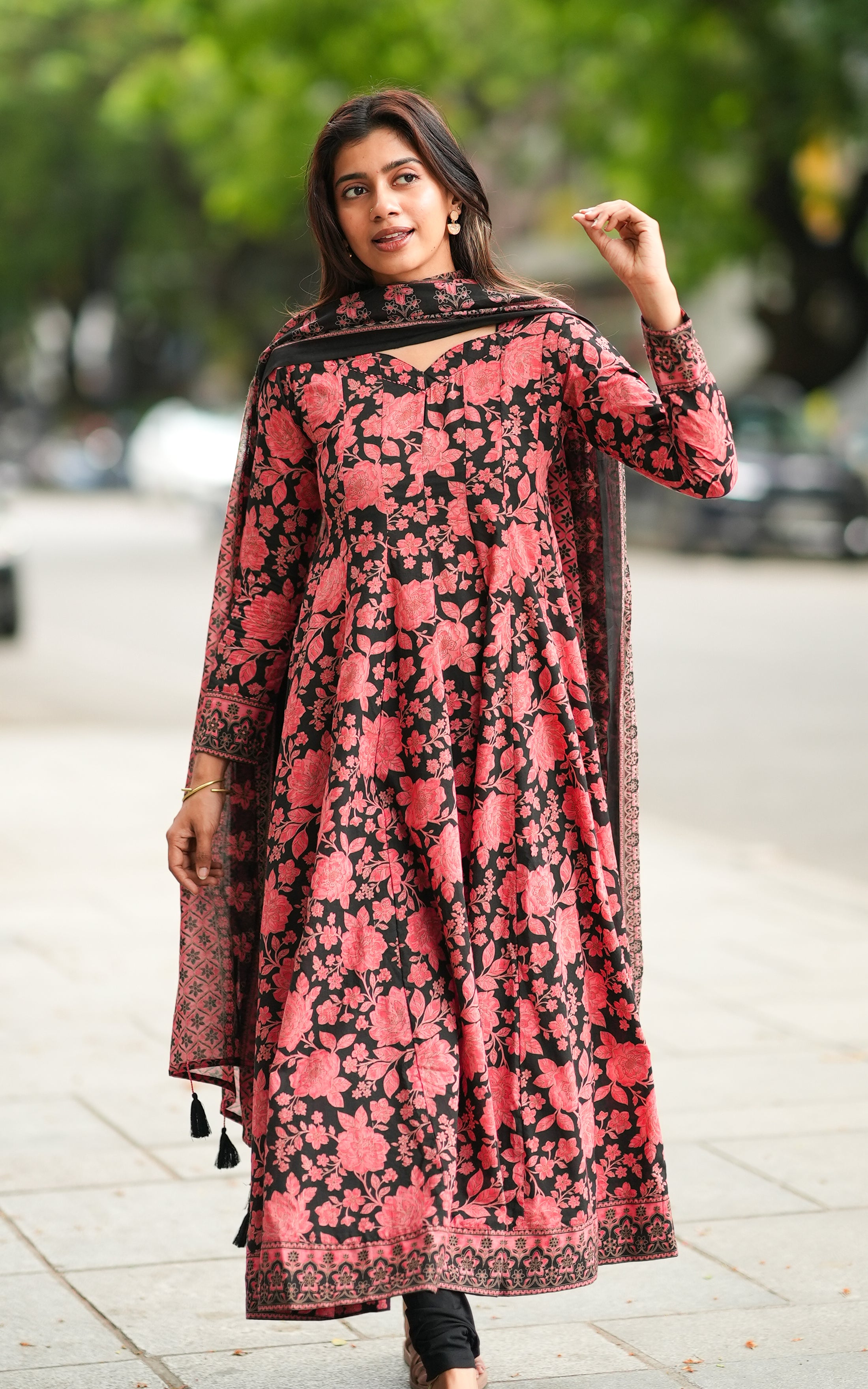 Rachana Black (Kurti+Dupatta)