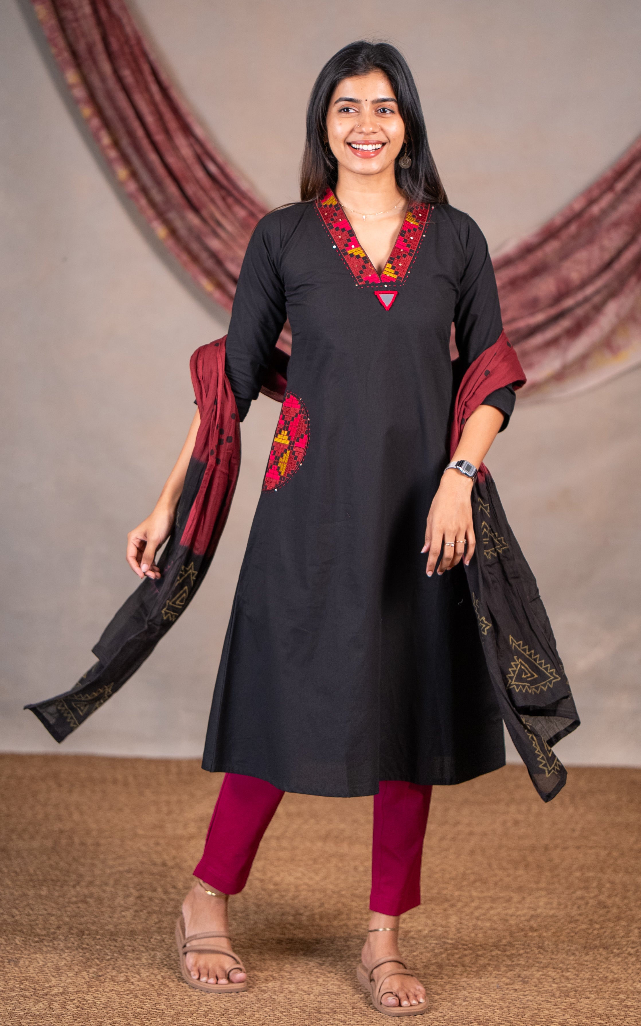 Lathika (Kurti+Dupatta)