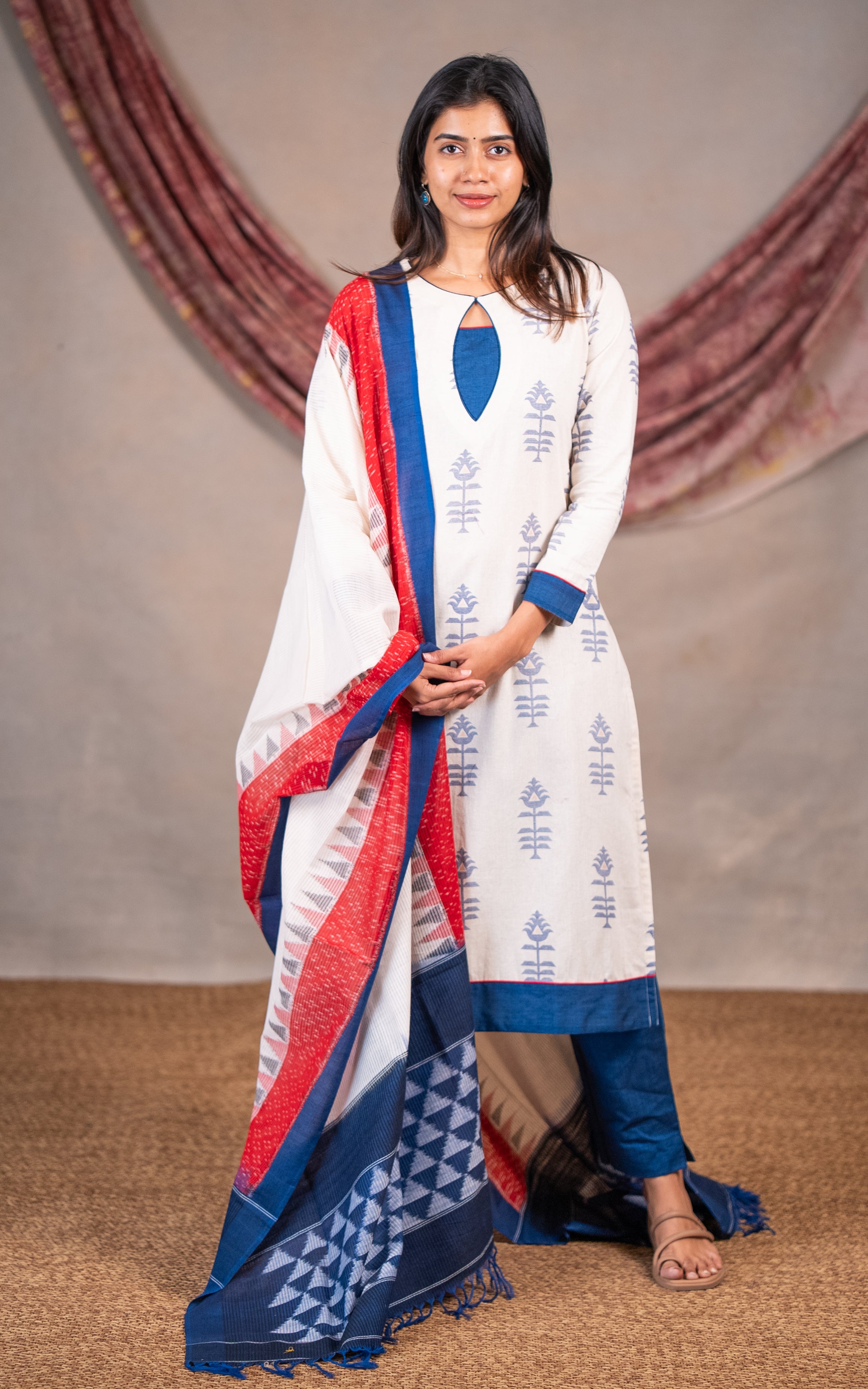 Jainy (Kurti+Pant+Dupatta)