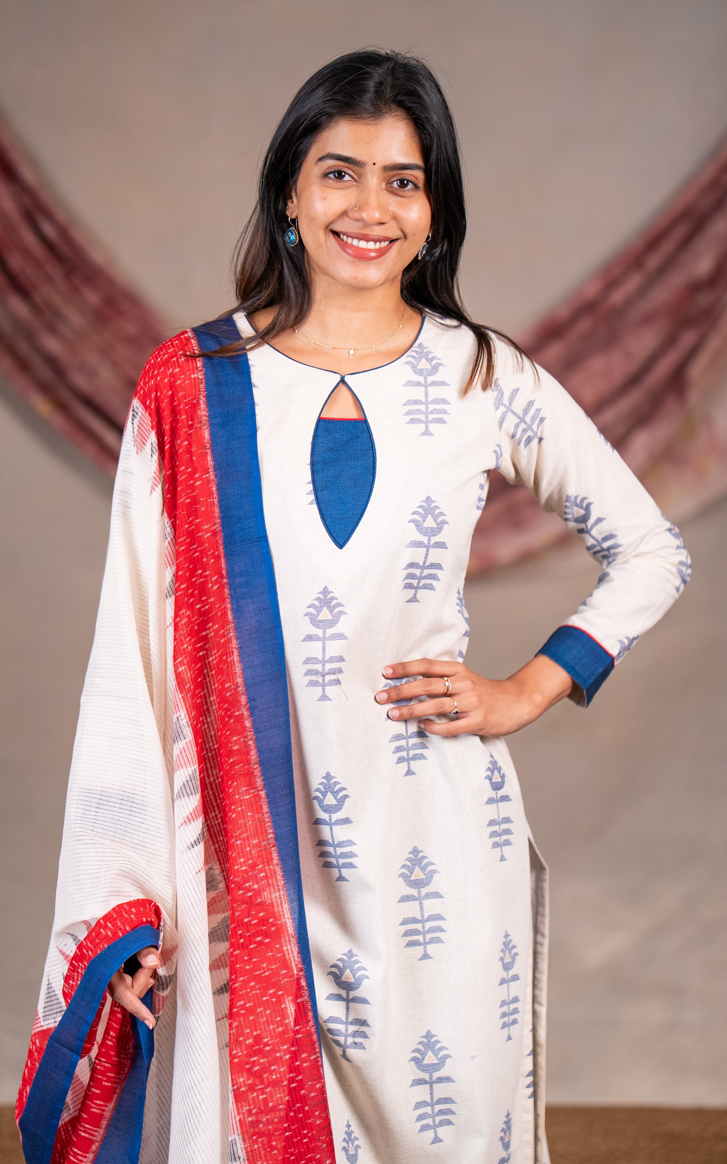 Jainy (Kurti+Pant+Dupatta)