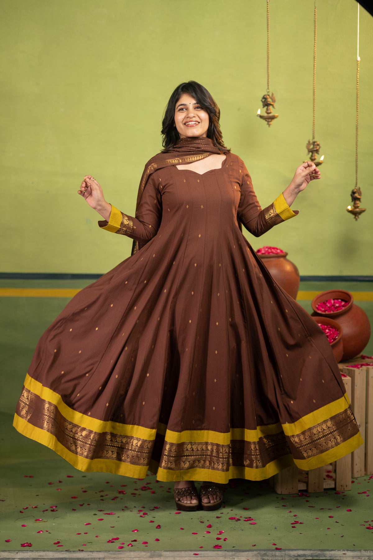 Vintage A (Kurti+Dupatta)