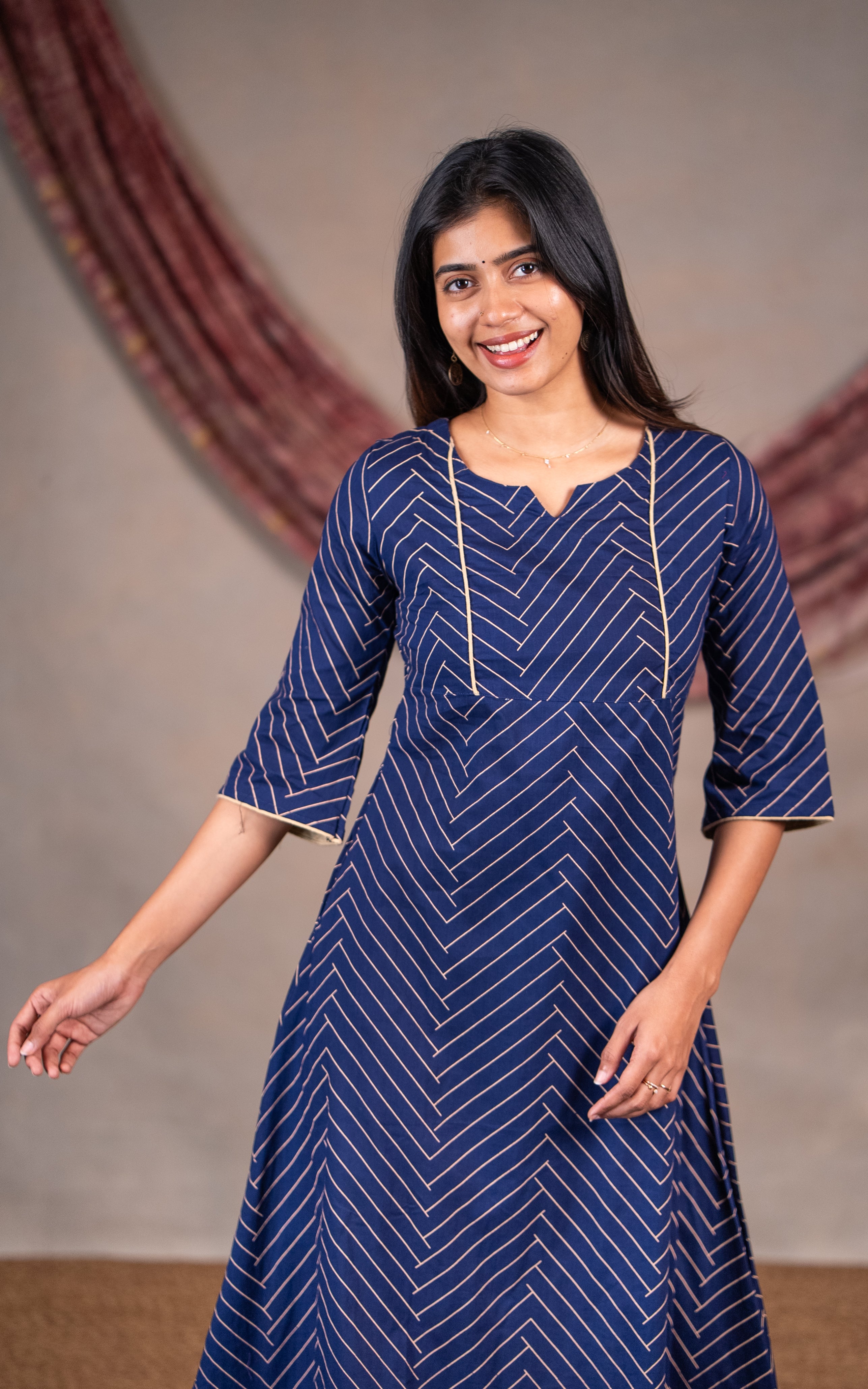 Neha Navy Blue