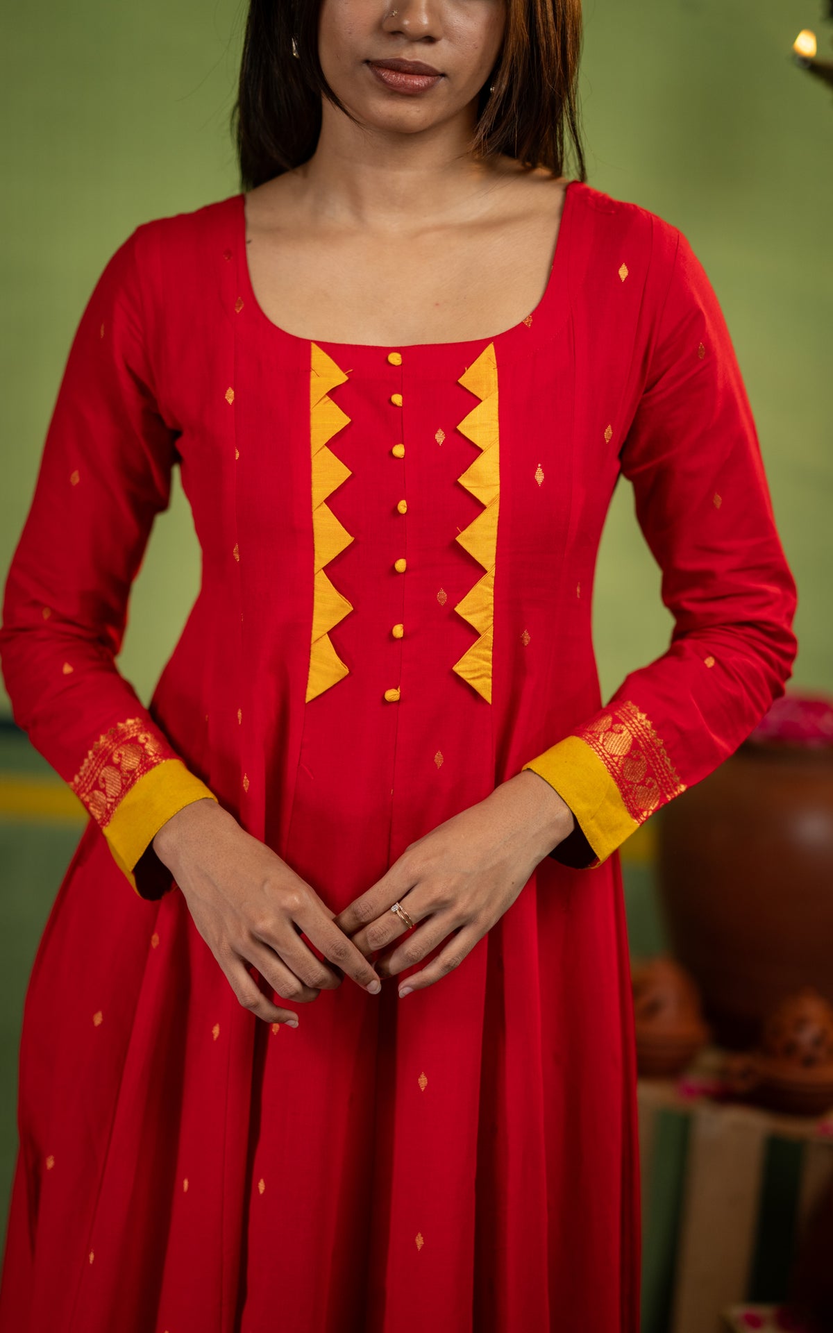 Vintage B (Kurti+Dupatta)