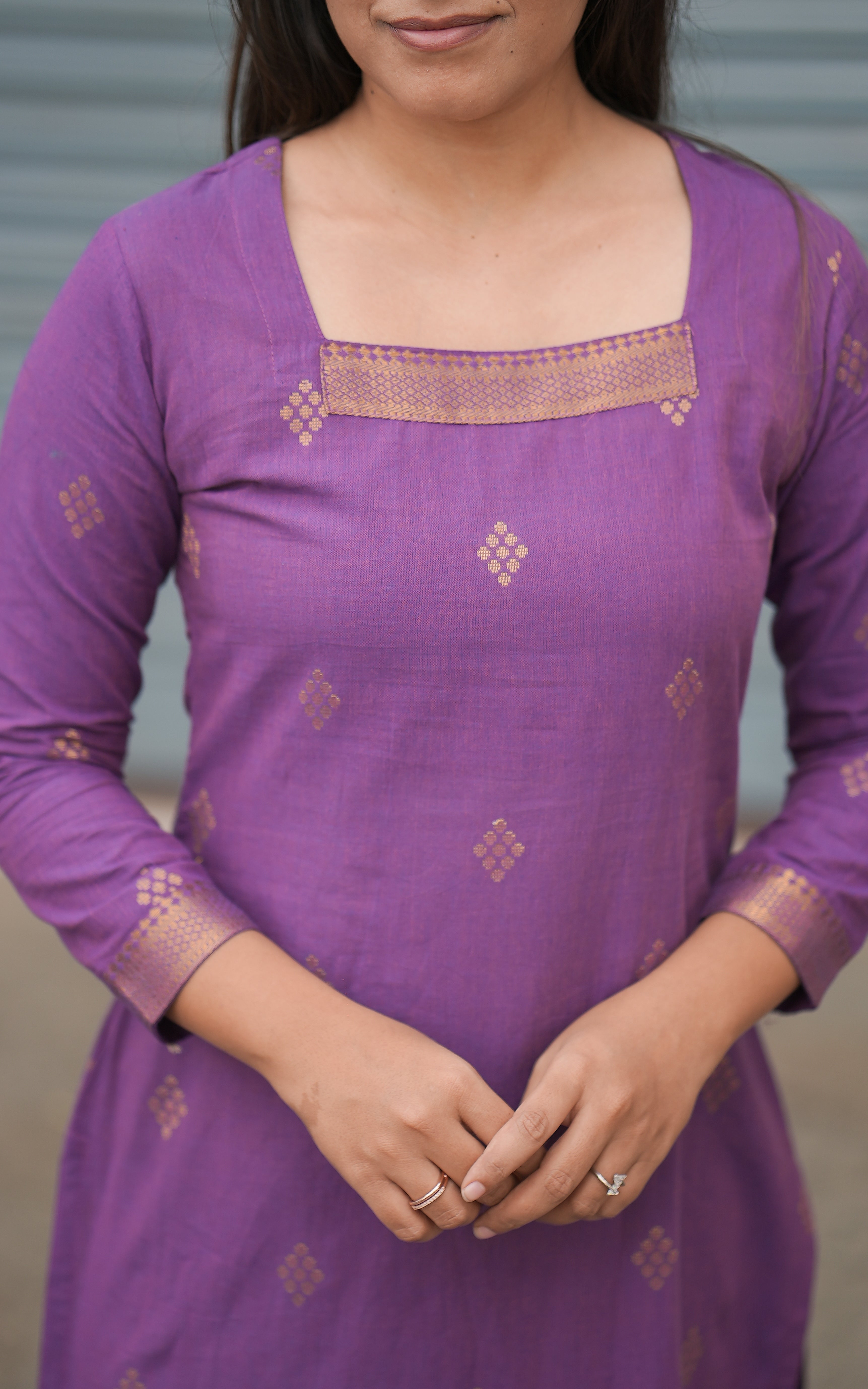 instore south cotton with mangalagiri zari border kurti for women's ethnic wear, daily wear office wear college wear traditional wear