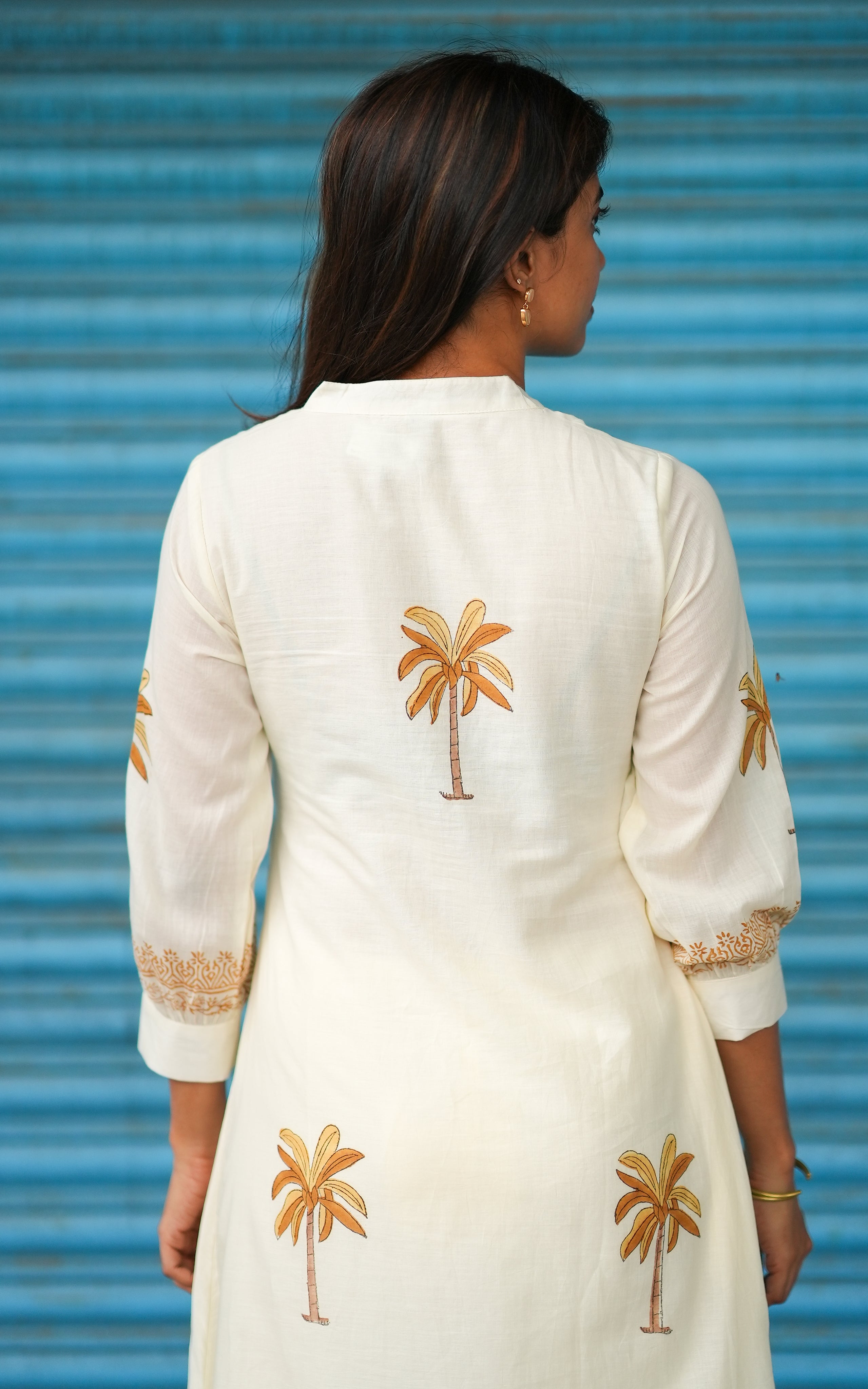 White Beauty A (Kurti+Pant+Dupatta)