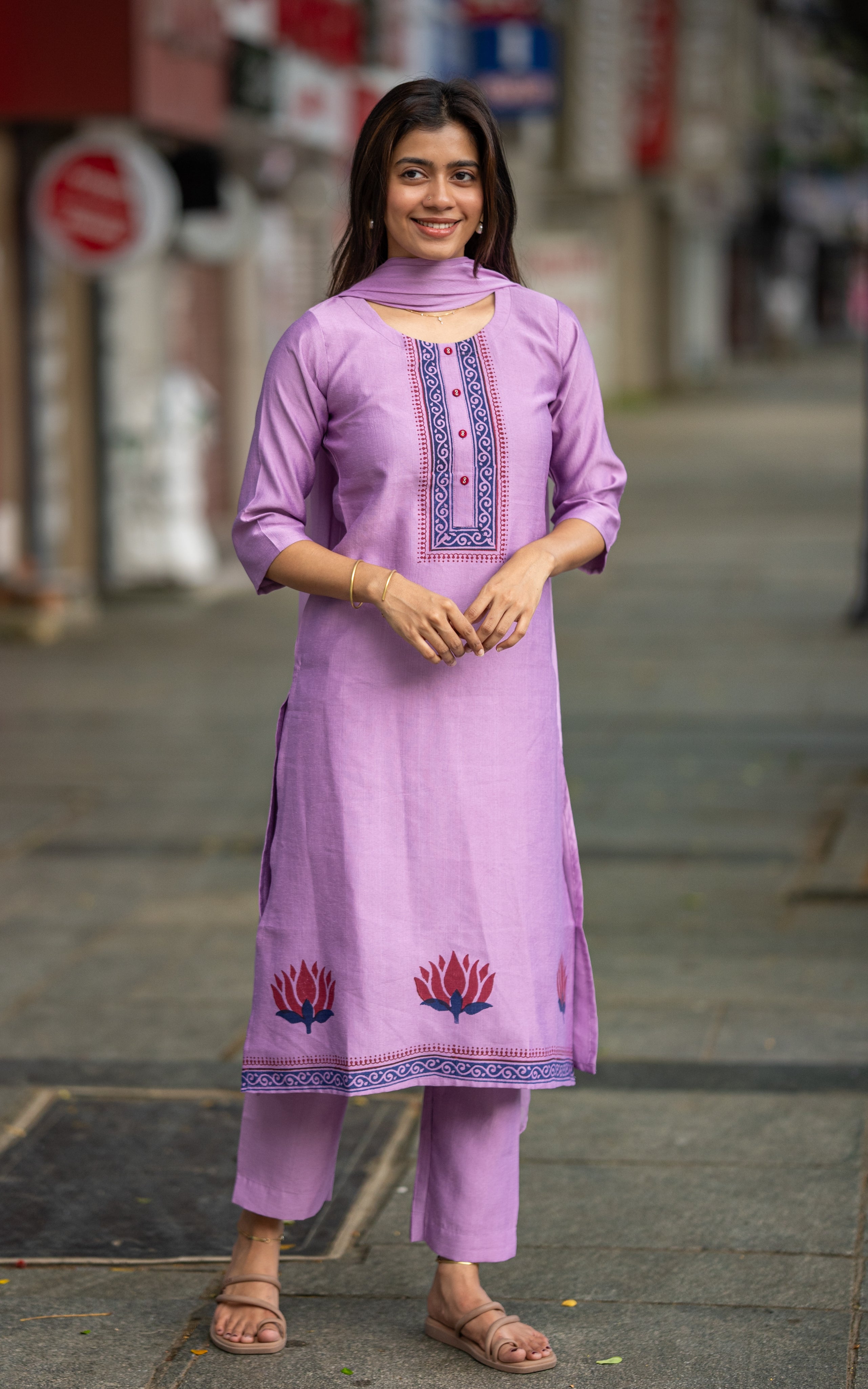 Shareen (Kurti+Pant+Dupatta)