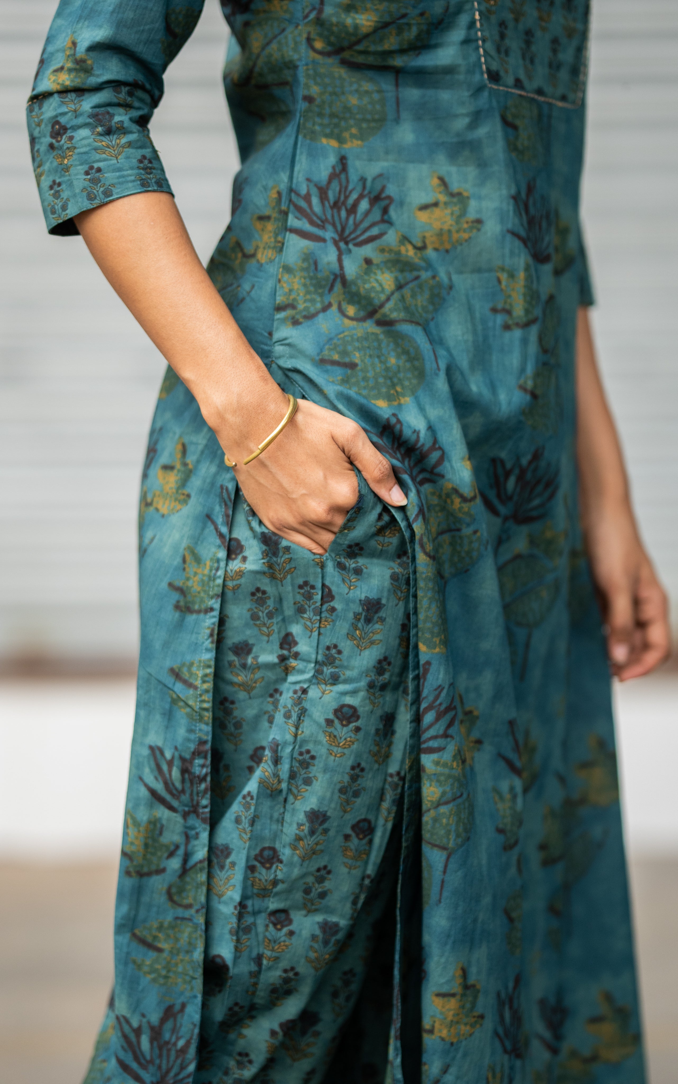 Gauthami C (Kurti+Pant+Dupatta)