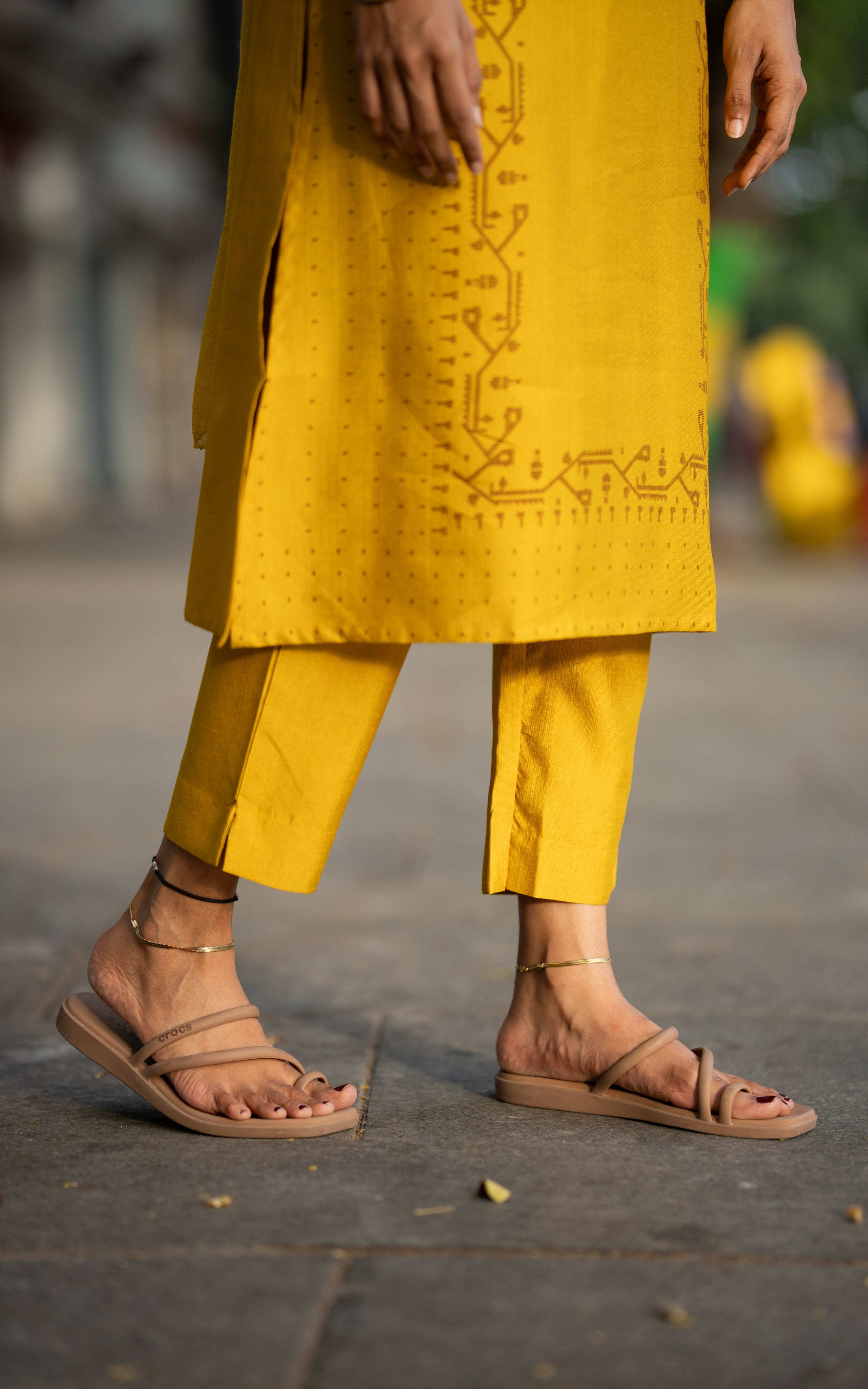 Dharani Yellow (Kurti+Pant+Dupatta)