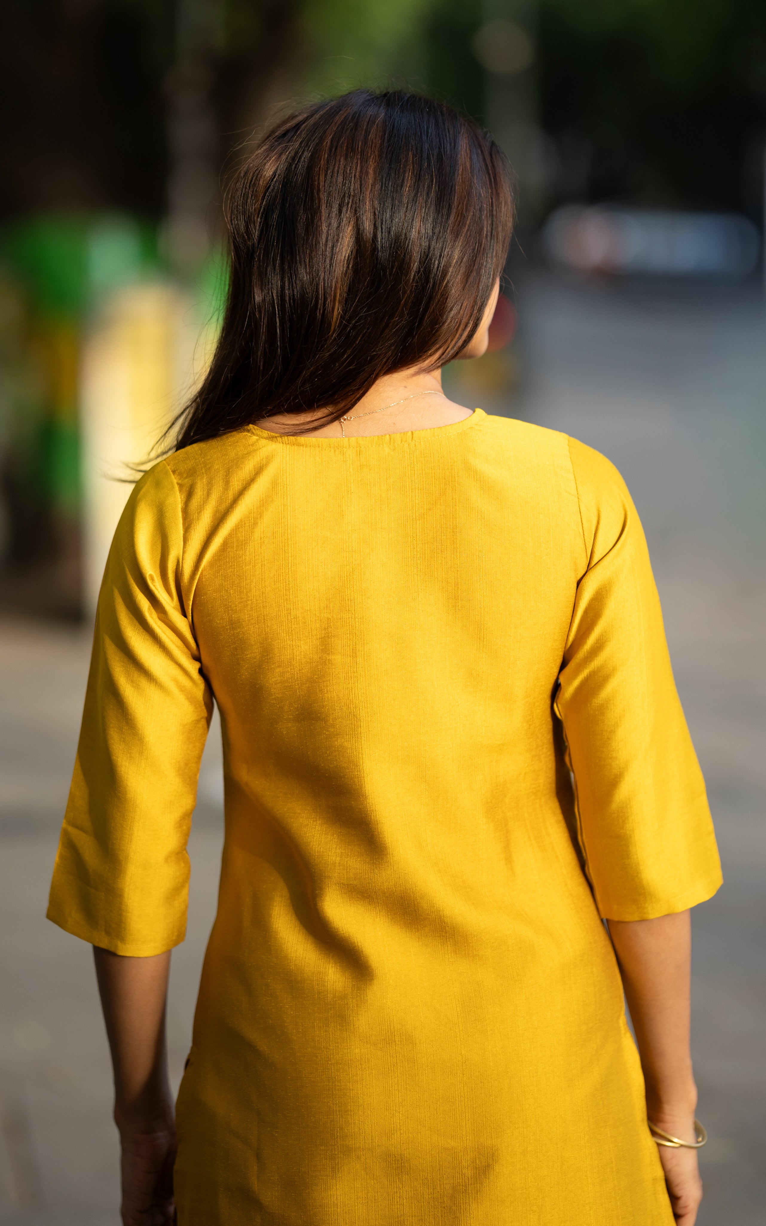 Dharani Yellow (Kurti+Pant+Dupatta)