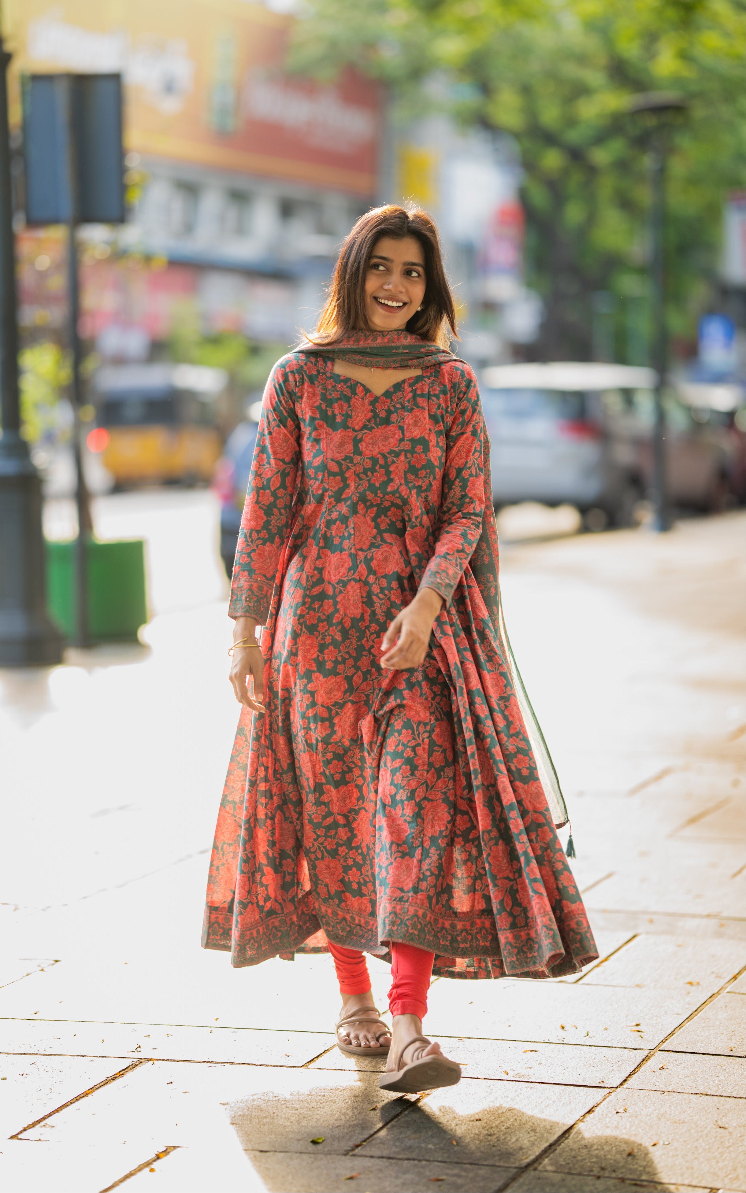 Rachana Greenish Blue (Kurti+Dupatta)