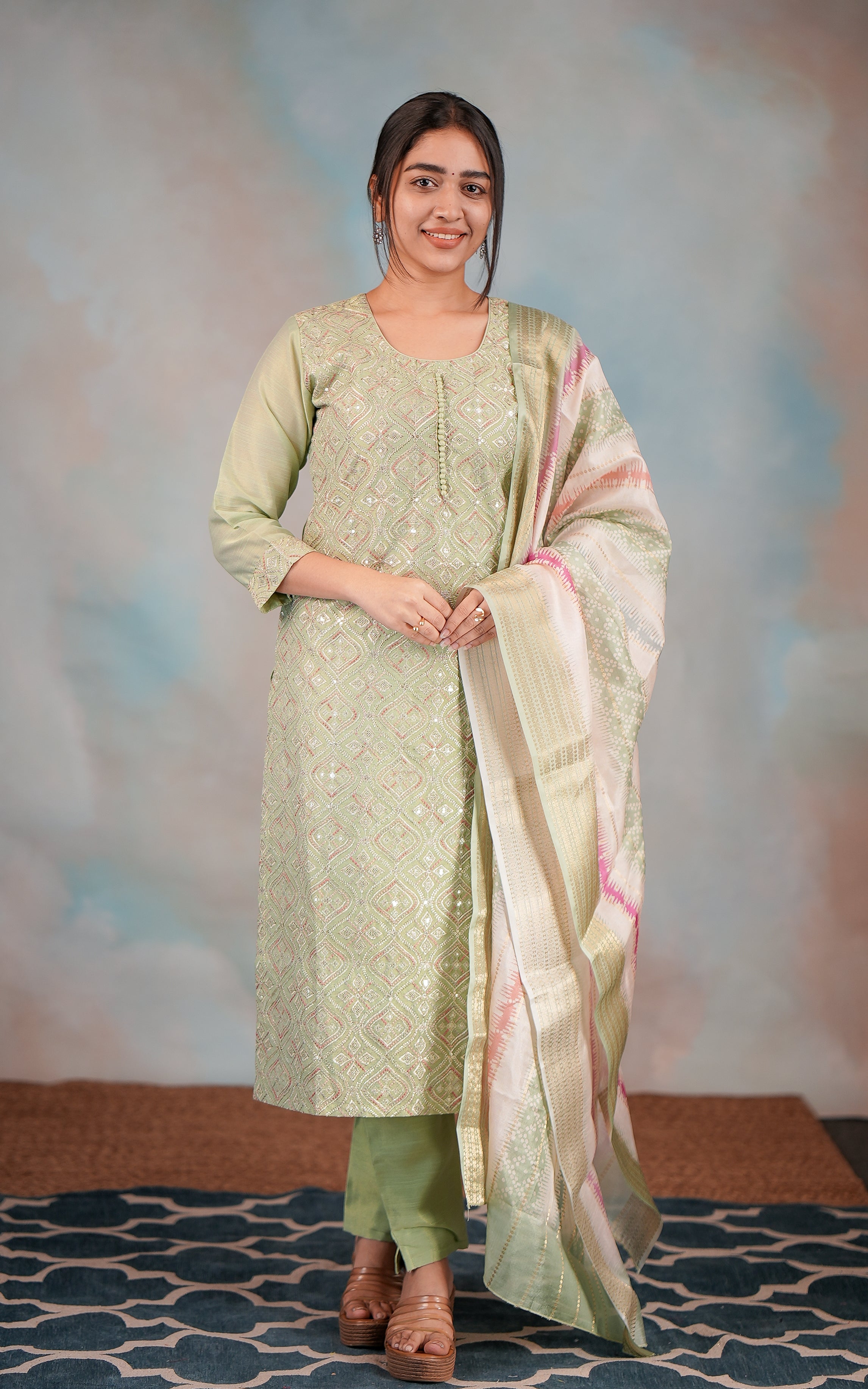 Nithu (Kurti+Pant+Dupatta)