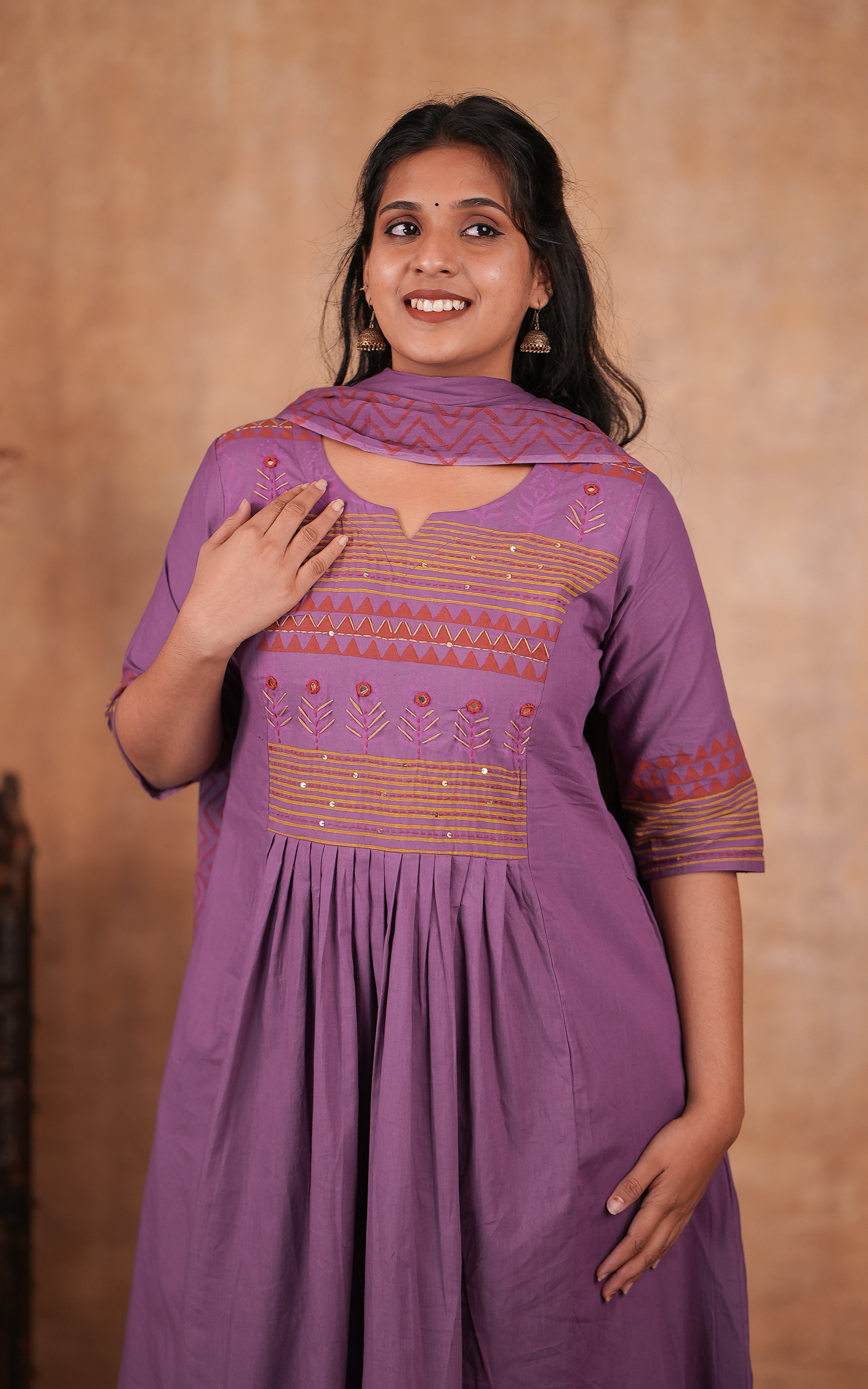Lavender anrkali kurt sets