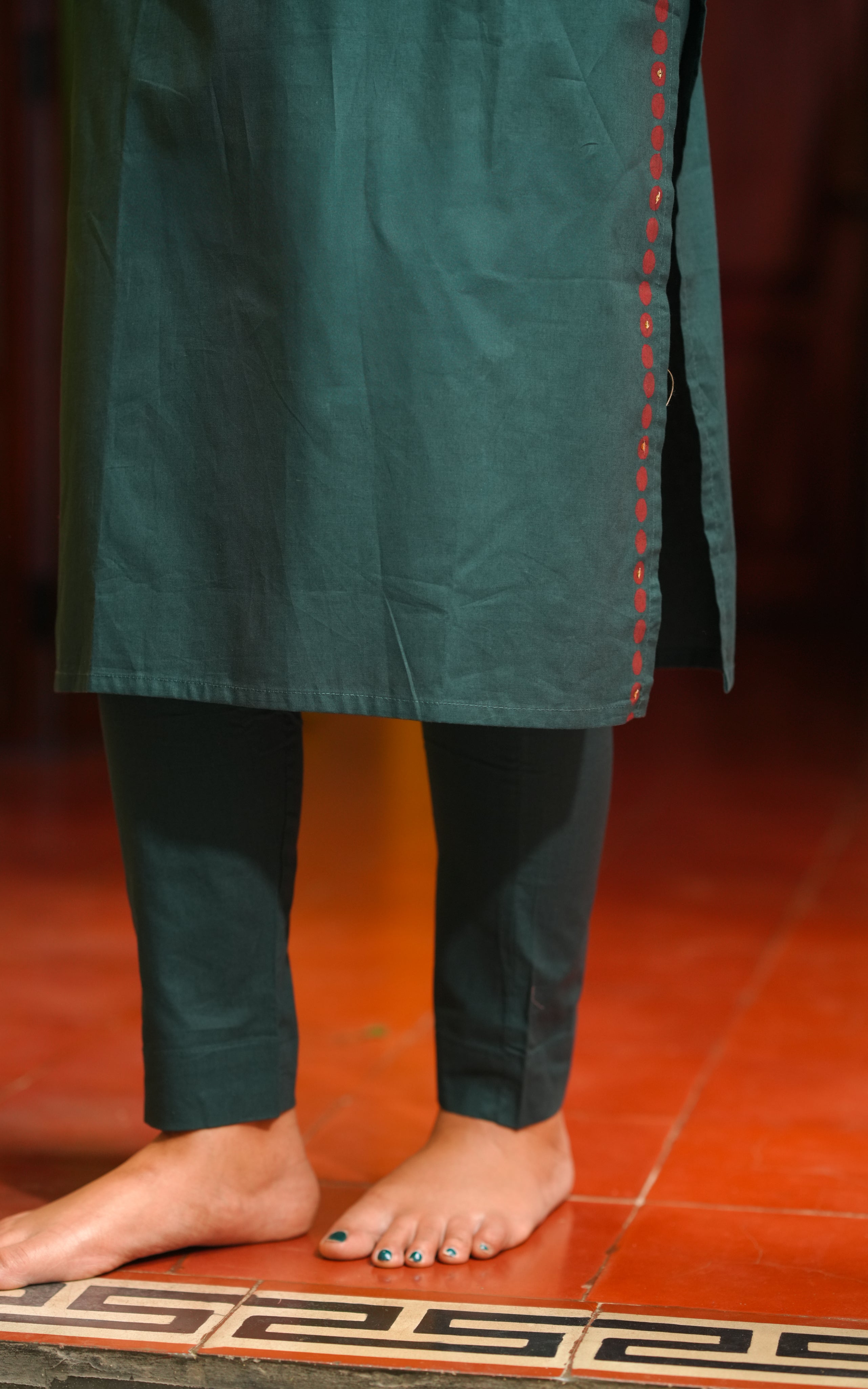 Smitha HandBlock (Kurti+Pant+Dupatta)