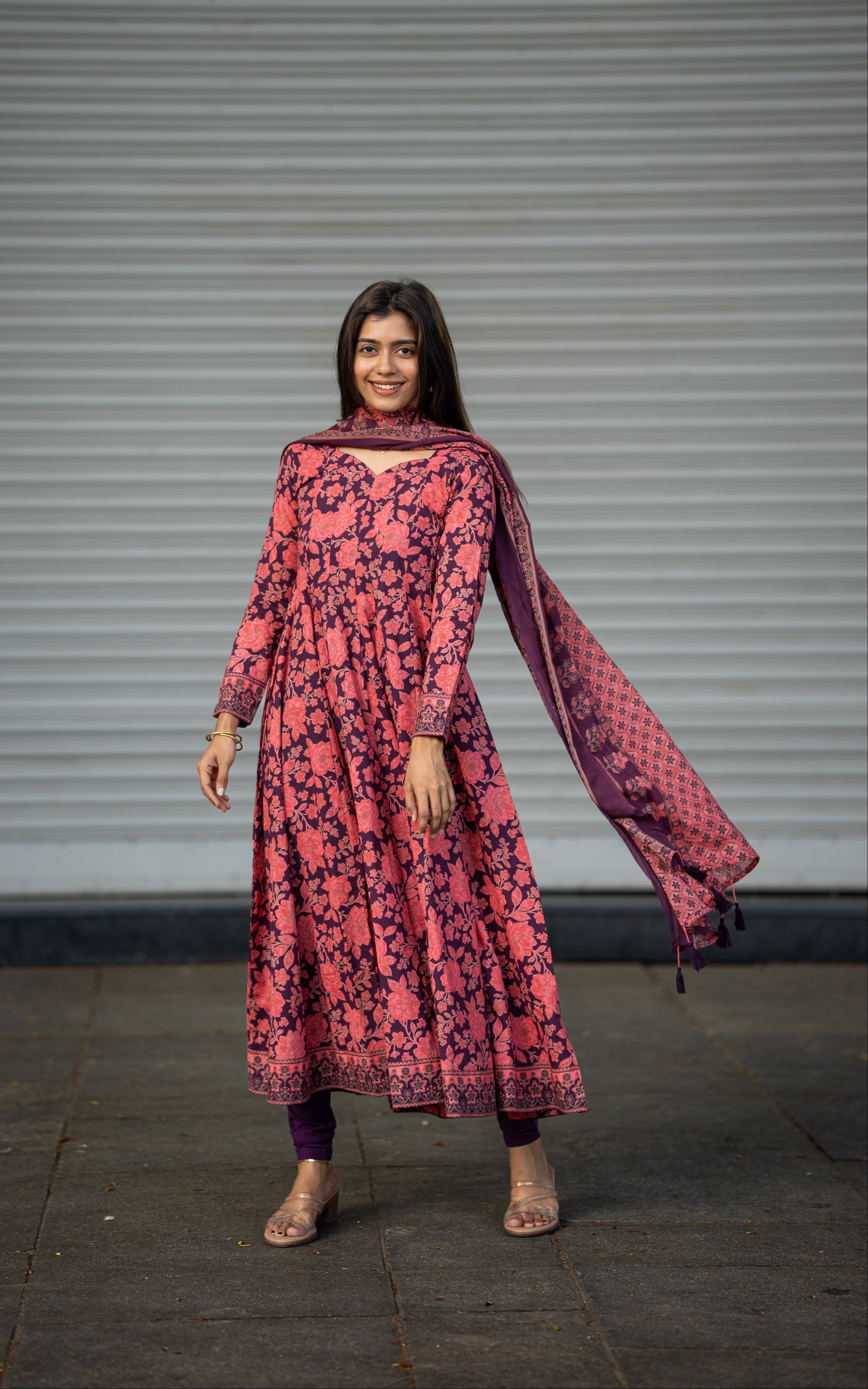 Rachana Purple (Kurti+Dupatta)