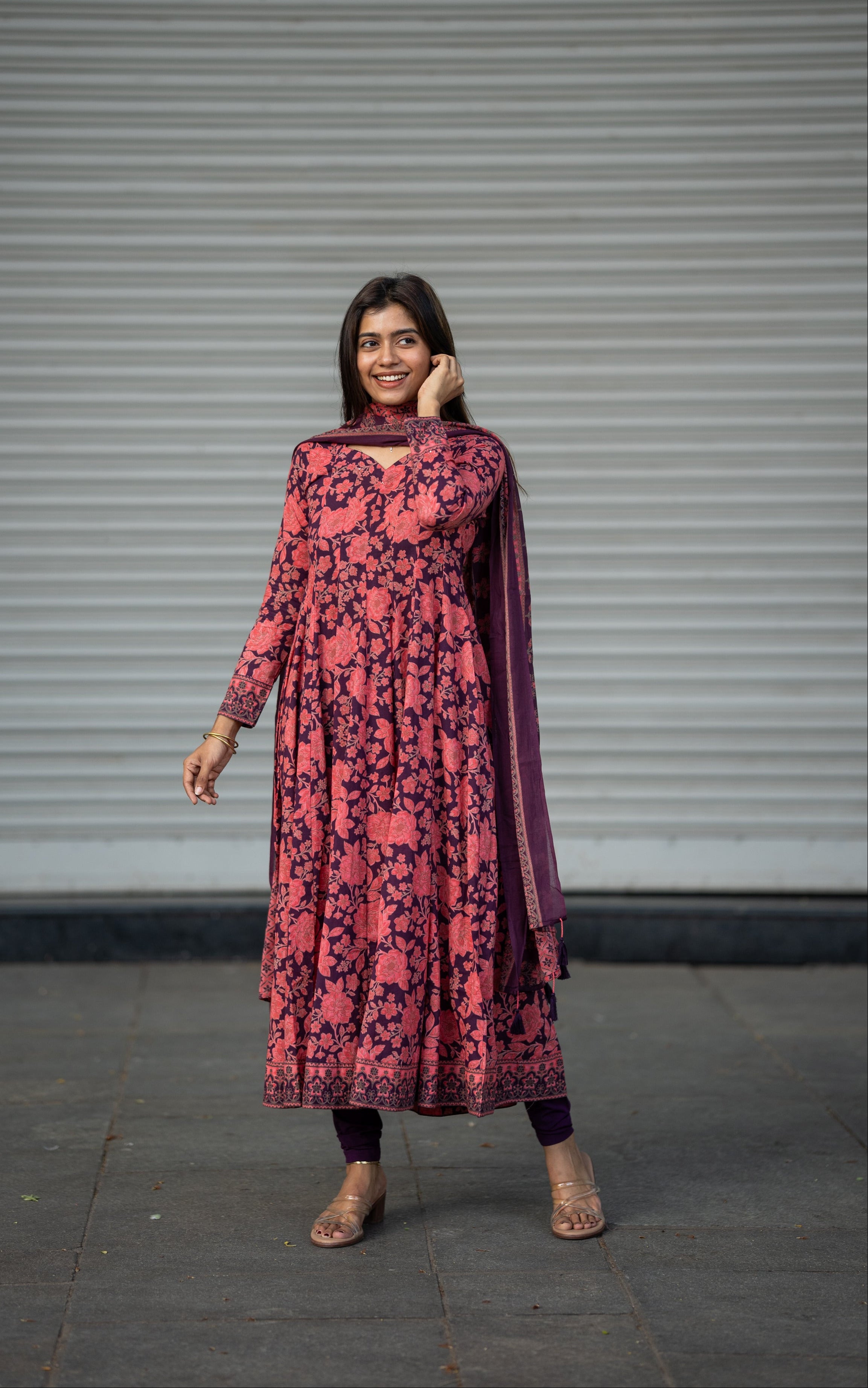 Rachana Purple (Kurti+Dupatta)