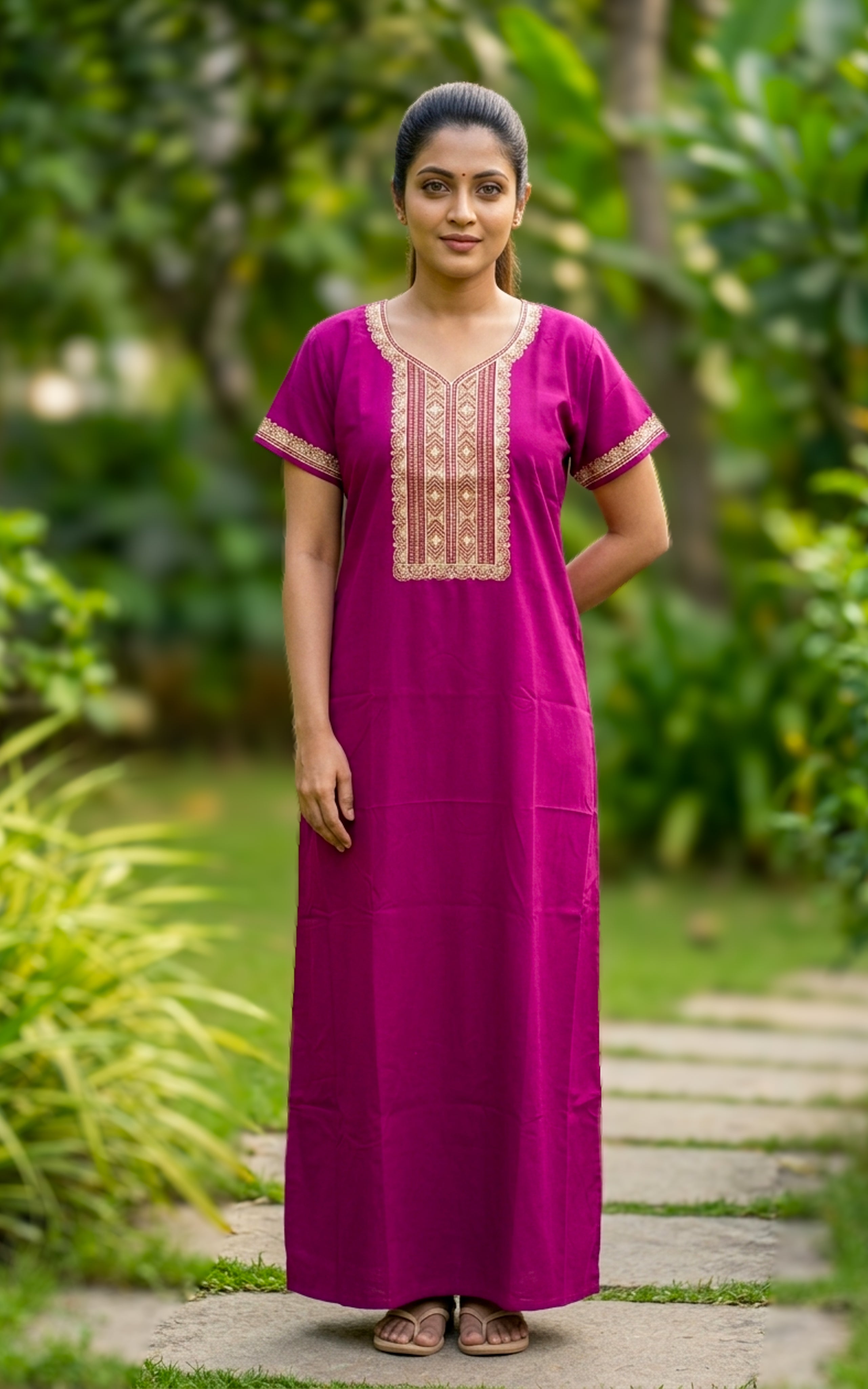 Spun Straight Fit Nighty-160SS21A