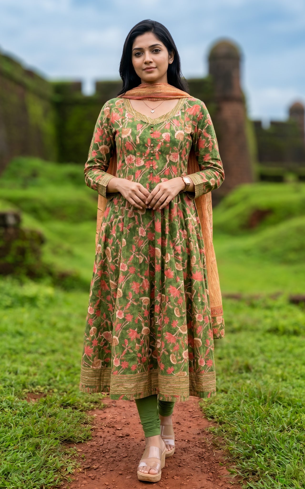 Riya C (Kurti+Dupatta)