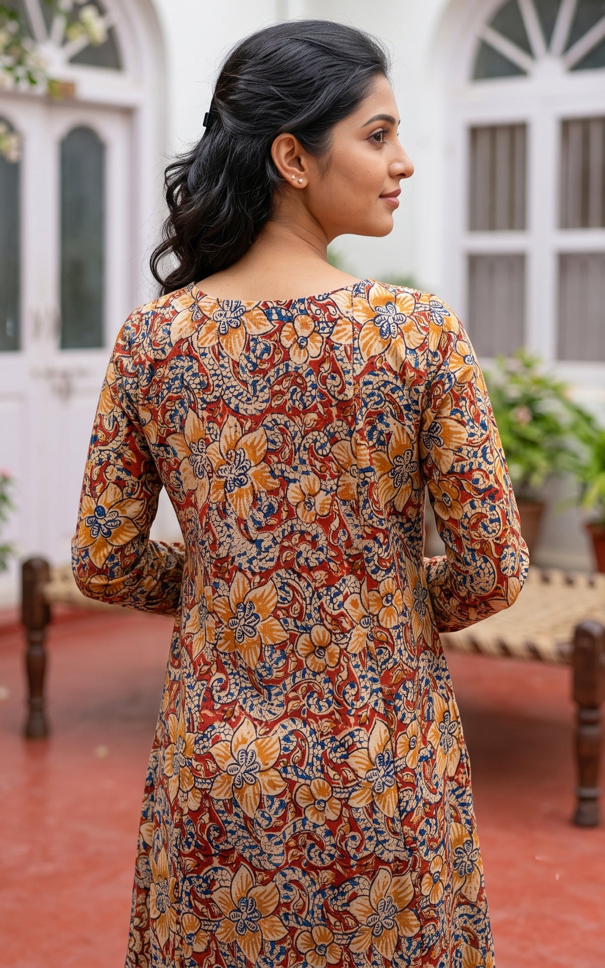 Nimmiya Maroon (Kurti+Dupatta)