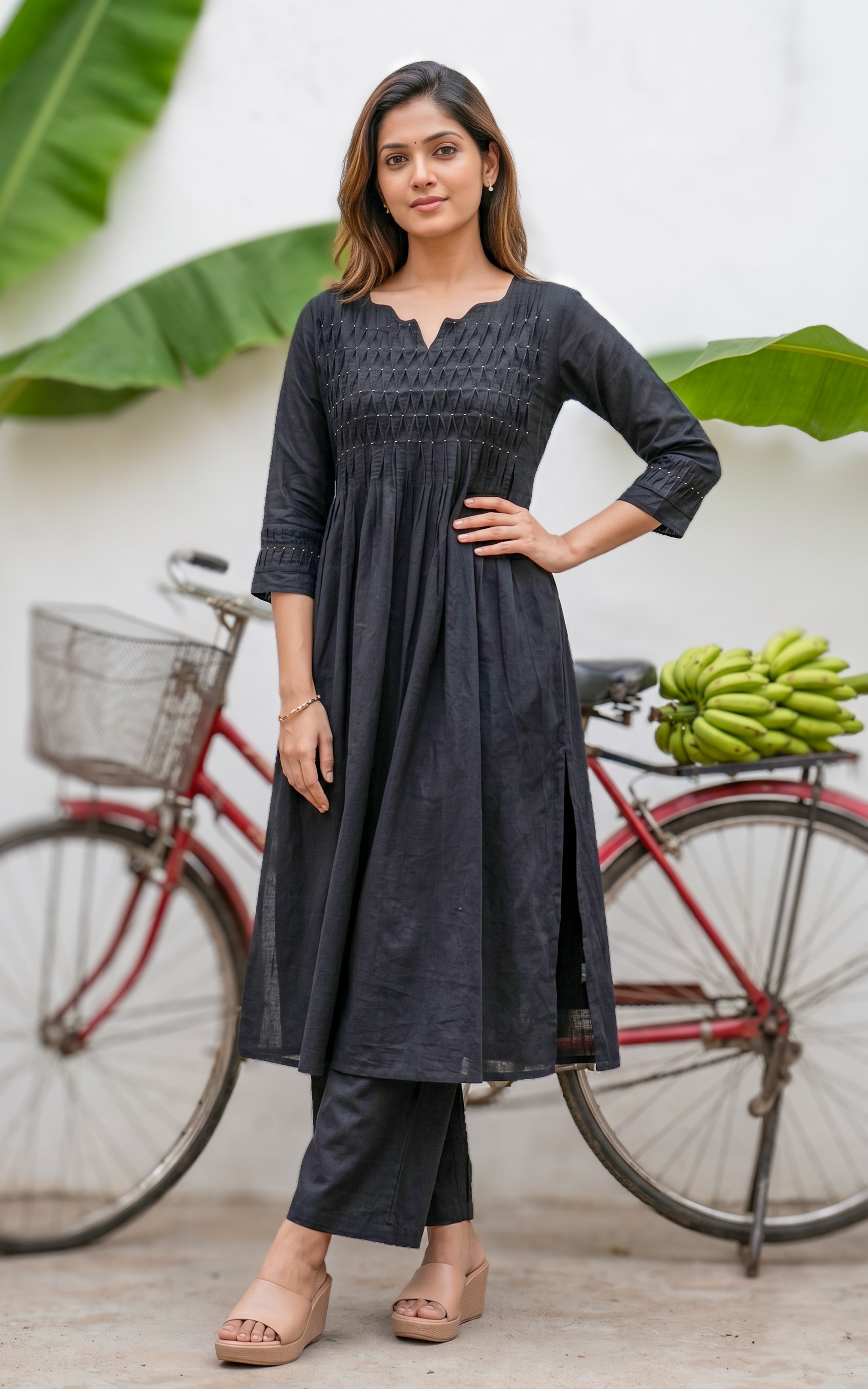 Janu Black (Kurti+Pant)