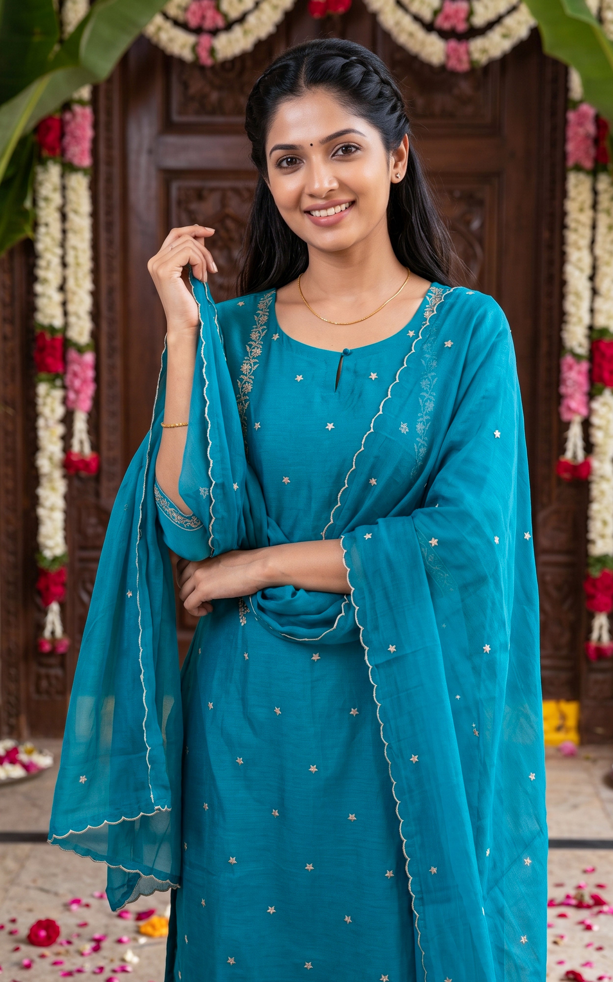 Gabriela (Kurti+Pant+Dupatta)