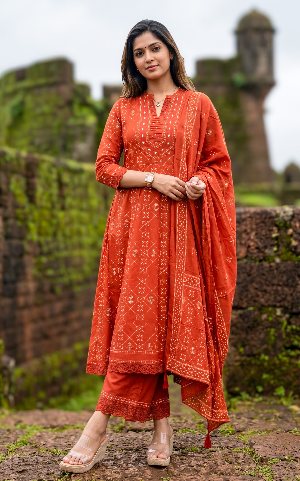 Yashmitha C (Kurti+Pant+Dupatta)