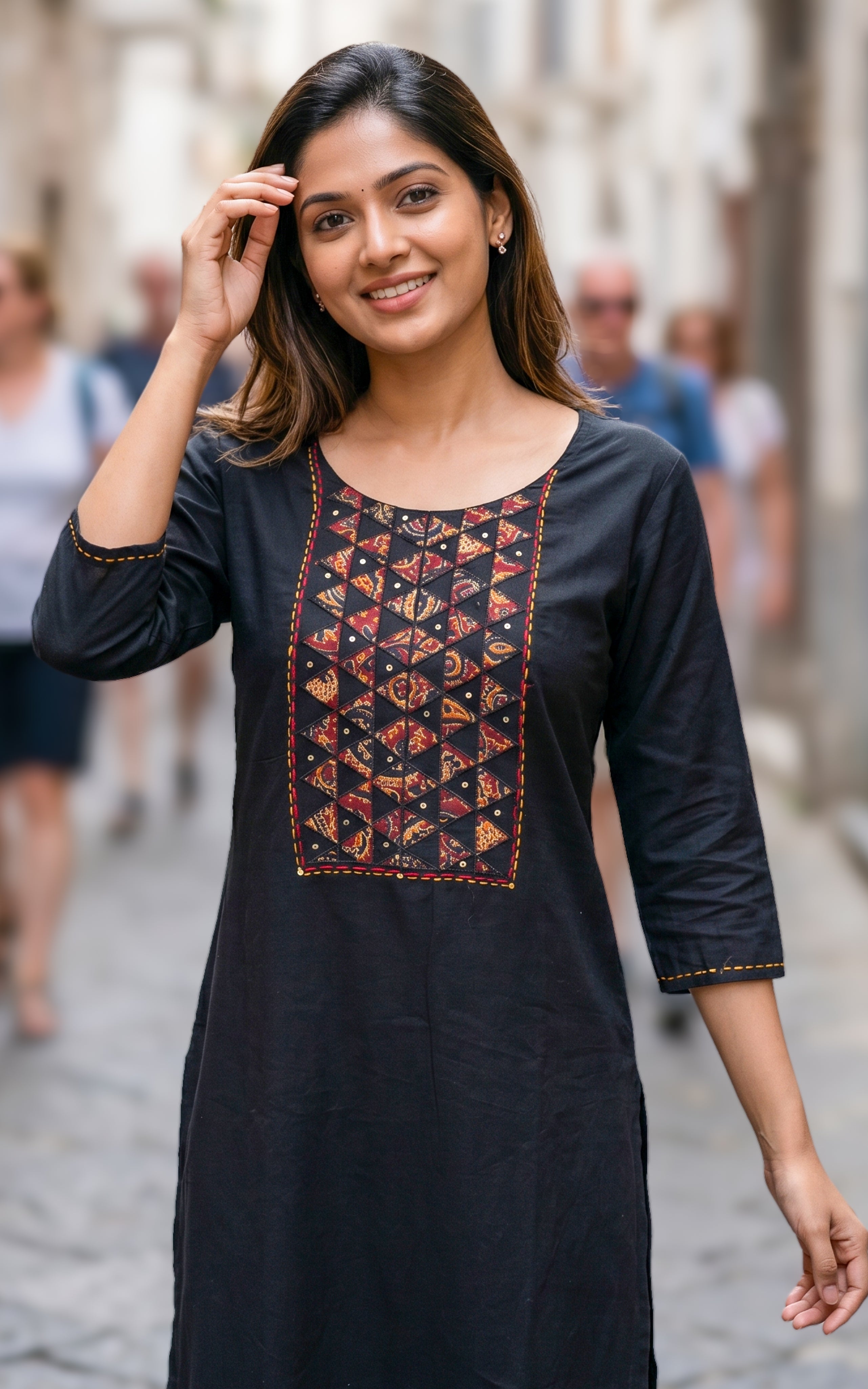 Pavithramaalini Black