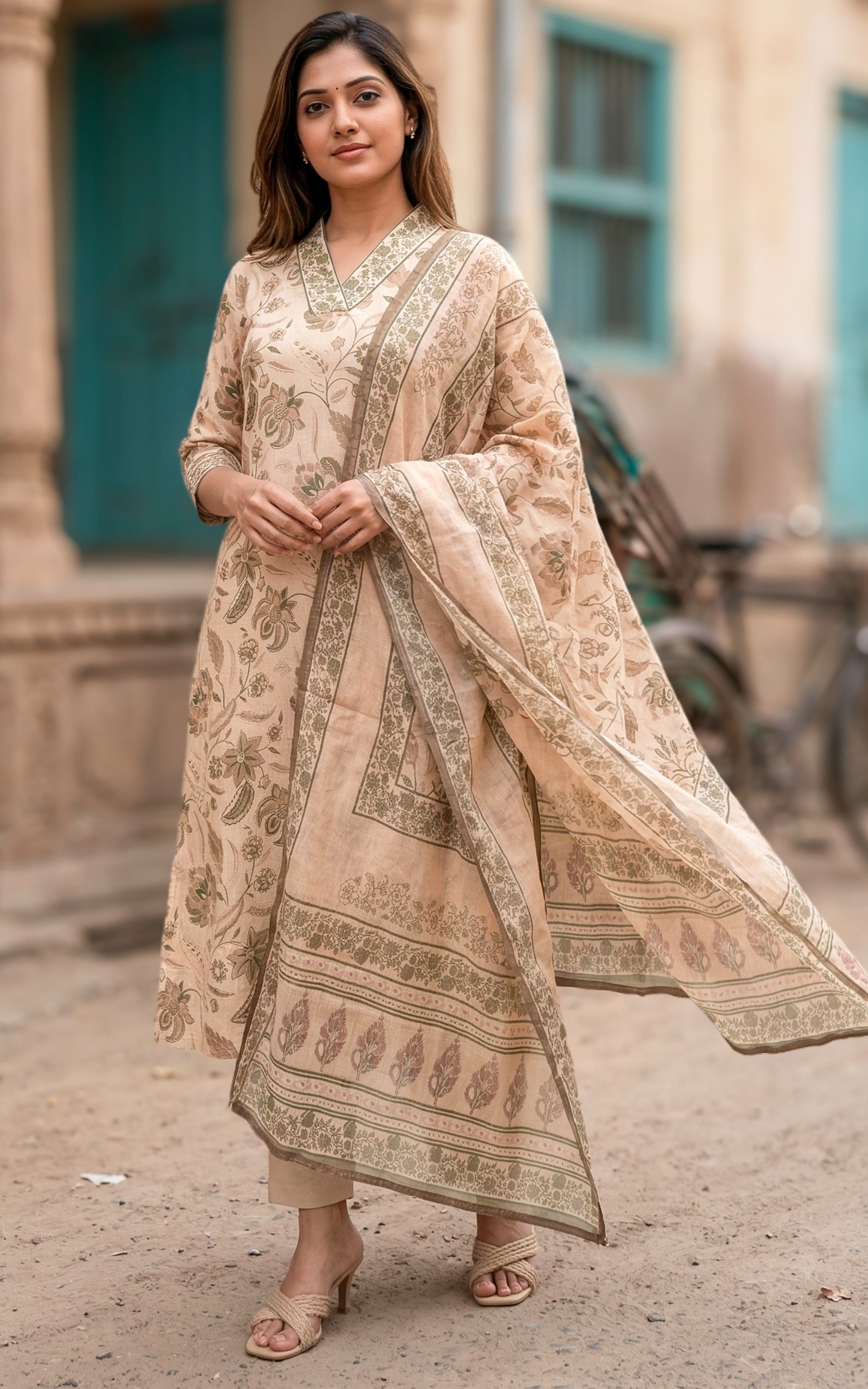 Aline Kurti with Side Slit Kurti Sets for Women