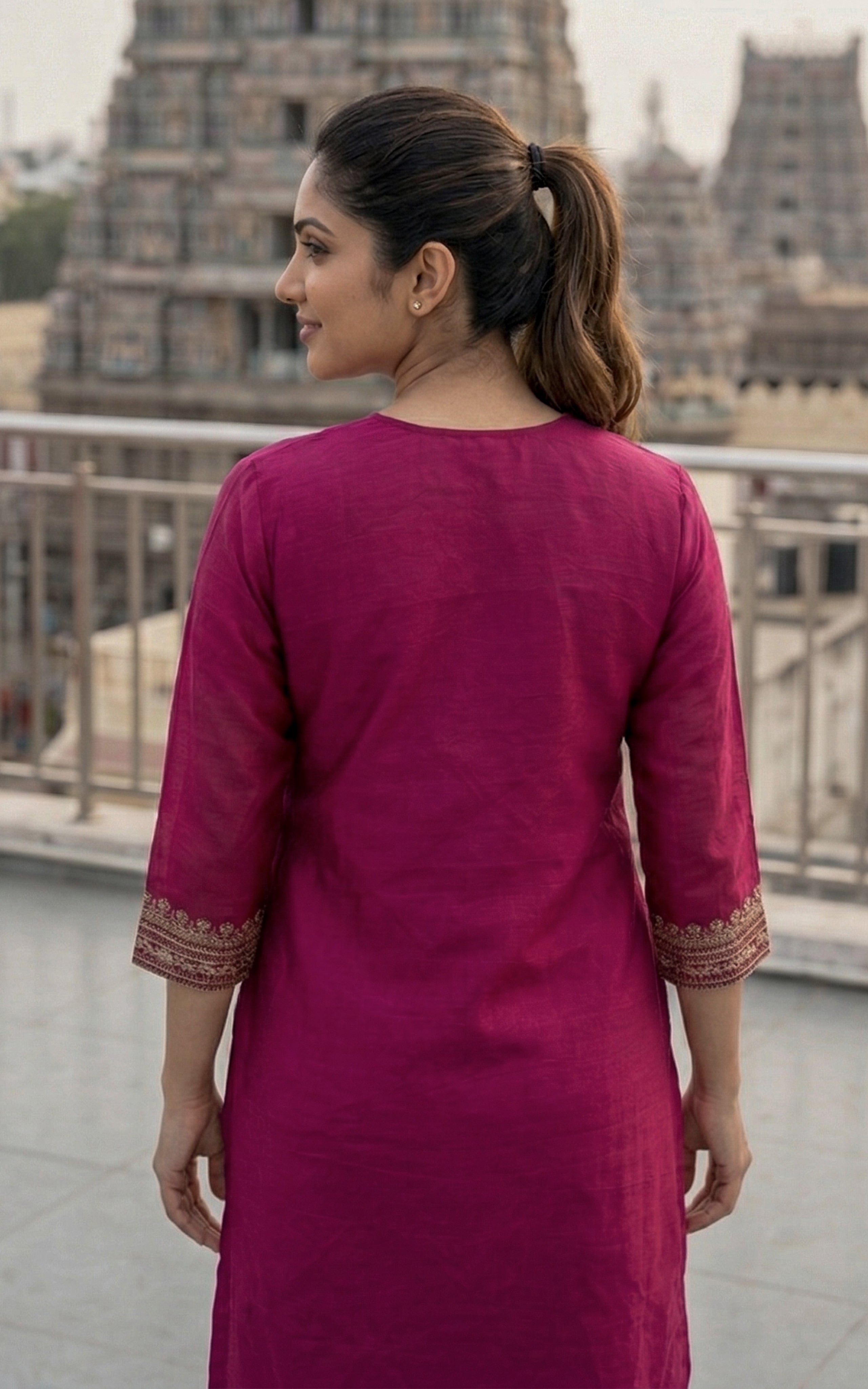 Siyara Pink (Kurti+Dupatta)