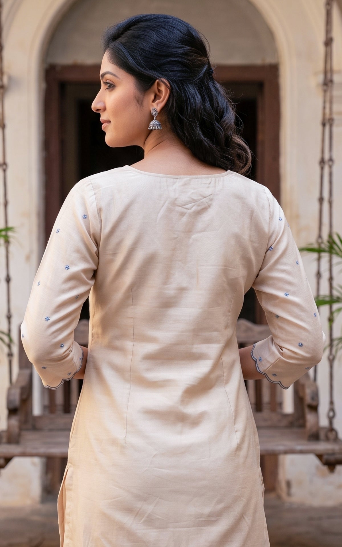 Harini Beige (Kurti+Pant+Dupatta)