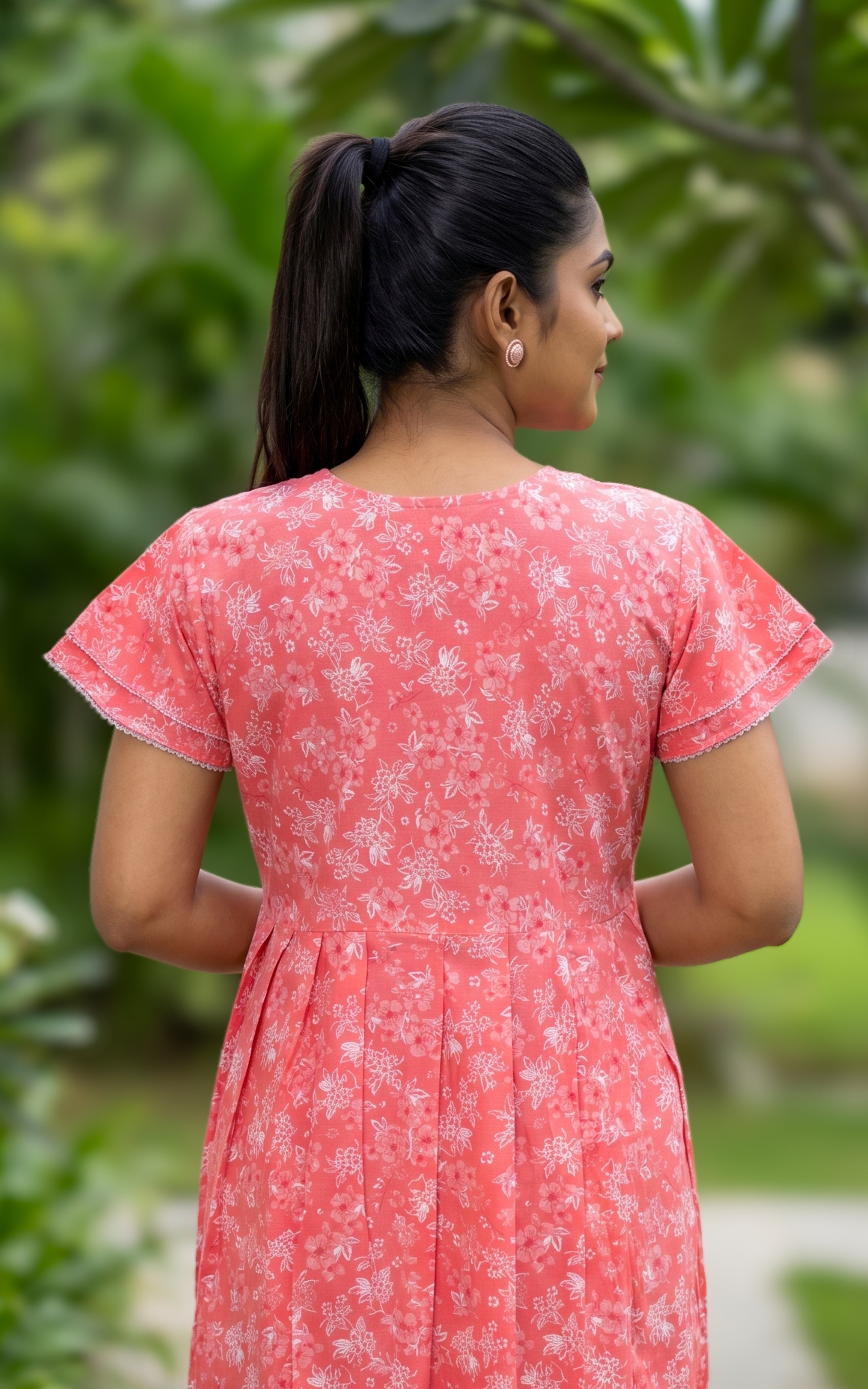 Cotton Straight Fit Nighty-160SS19