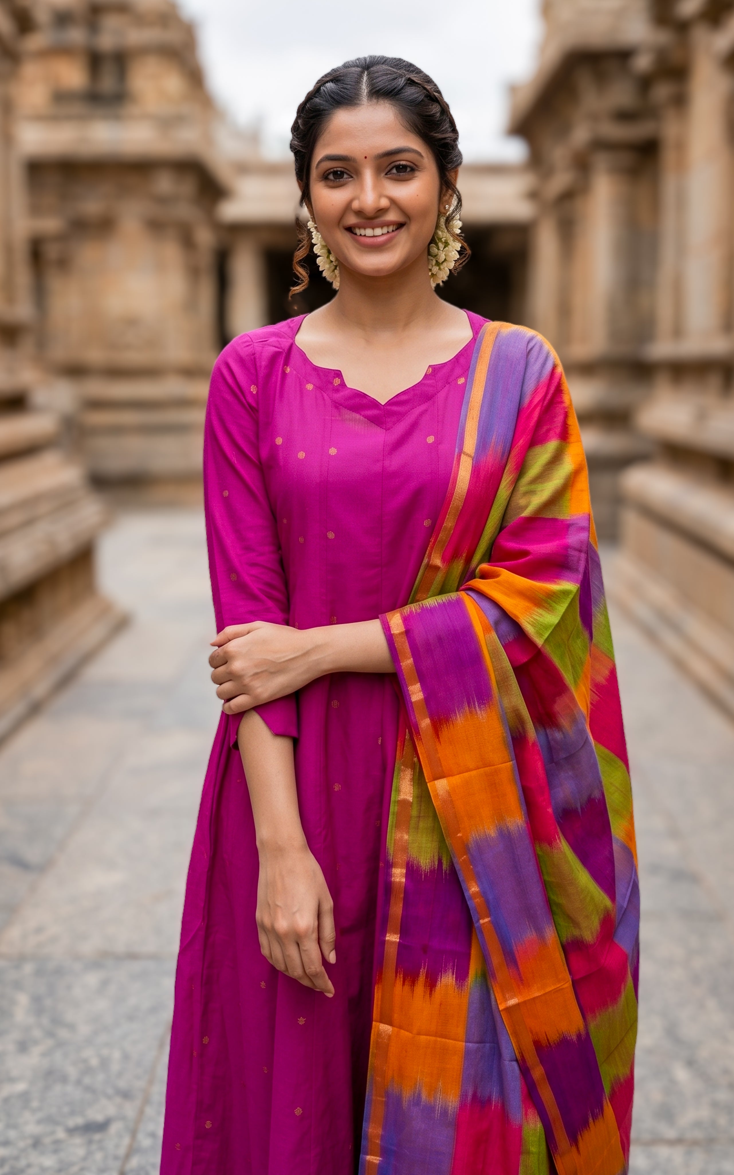 Thashika B (Kurti+Dupatta)