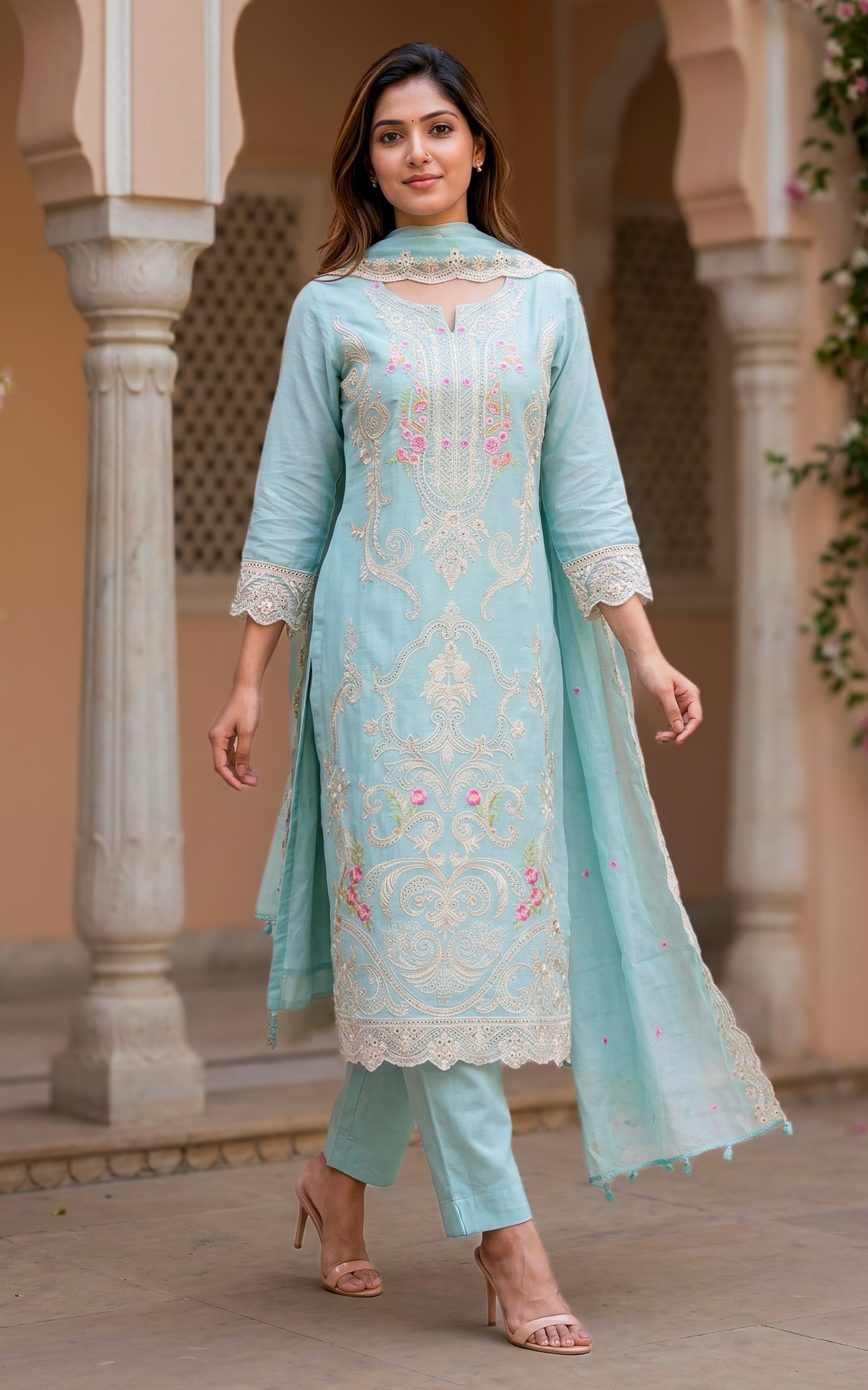 Kavisha (Kurti+Pant+Dupatta)