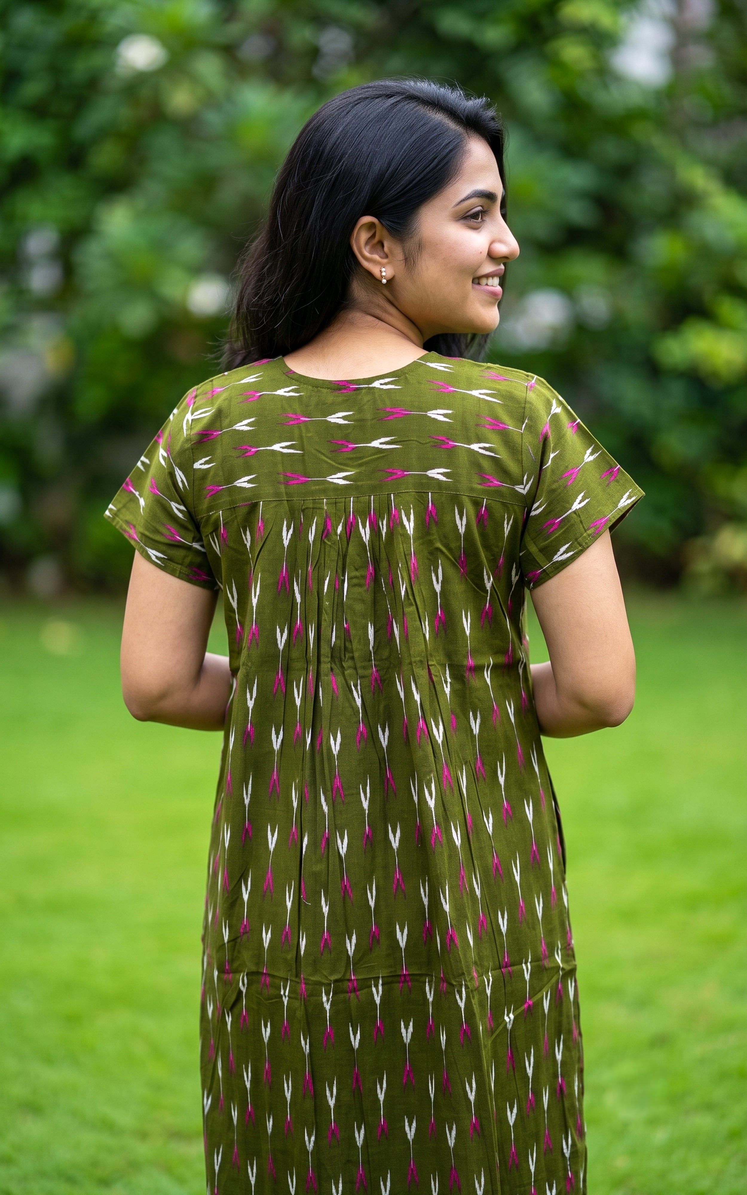 Cotton Straight Fit Nighty-164SS9B