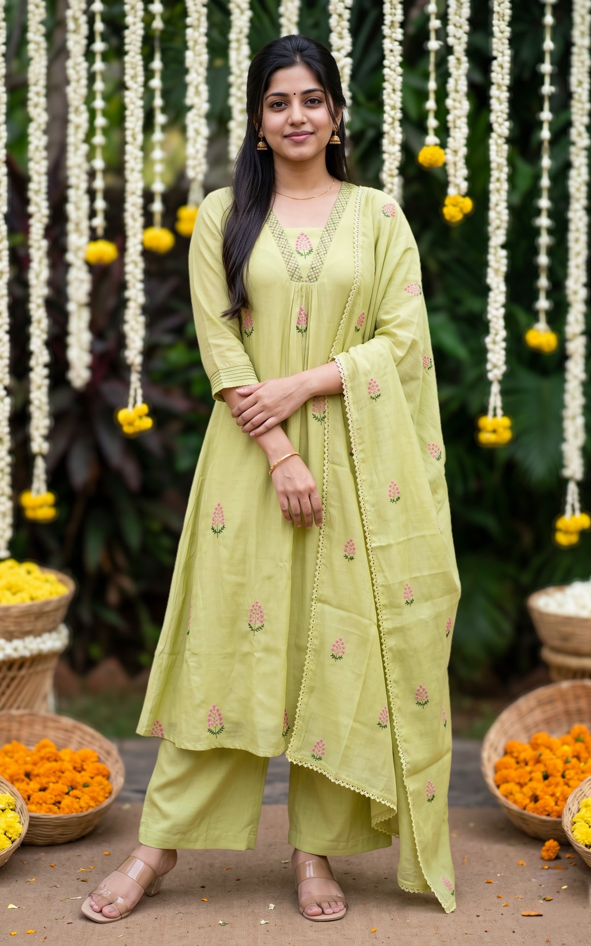 Swathika (Kurti+Pant+Dupatta)