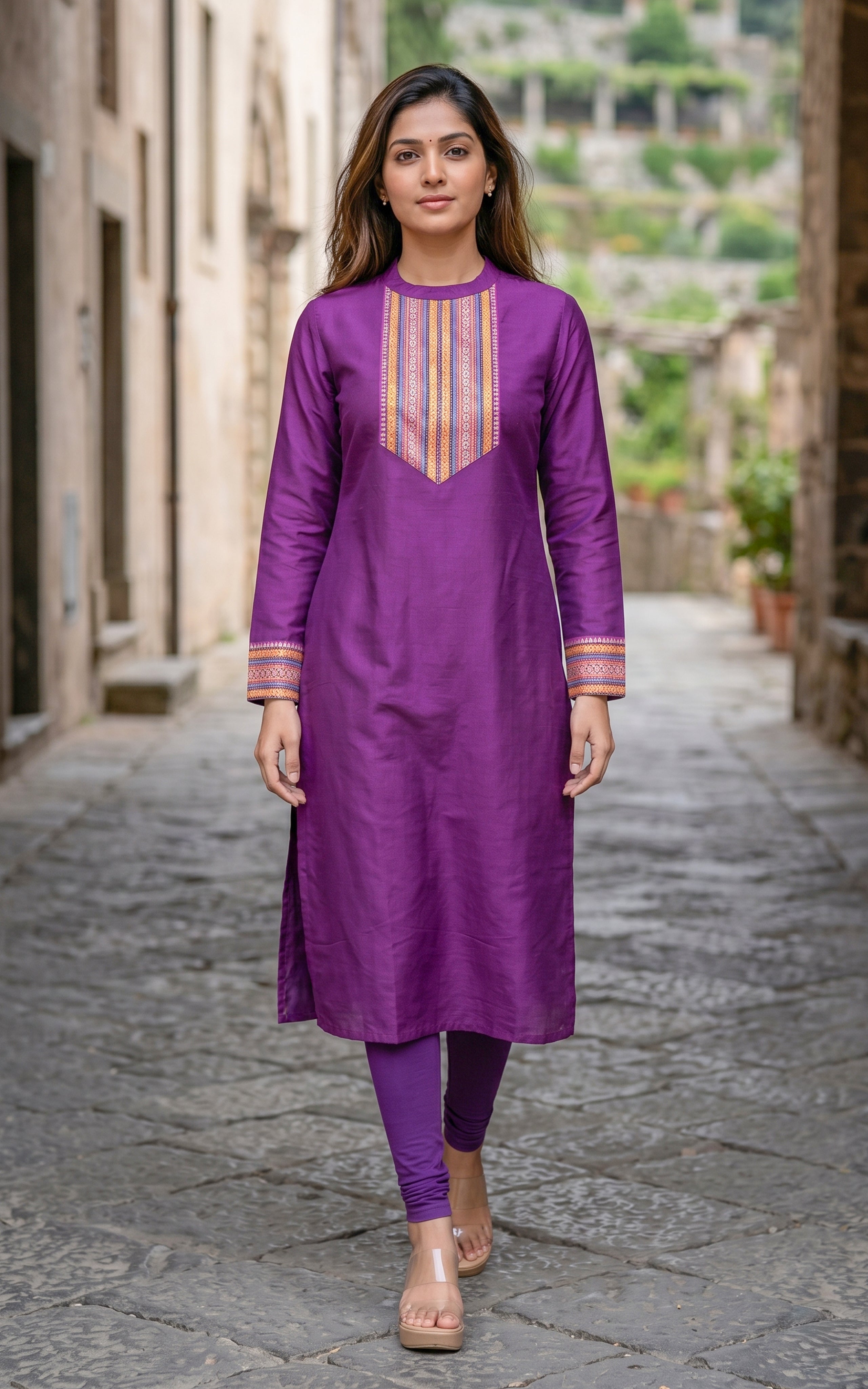 All day wear silk cotton kurti for women