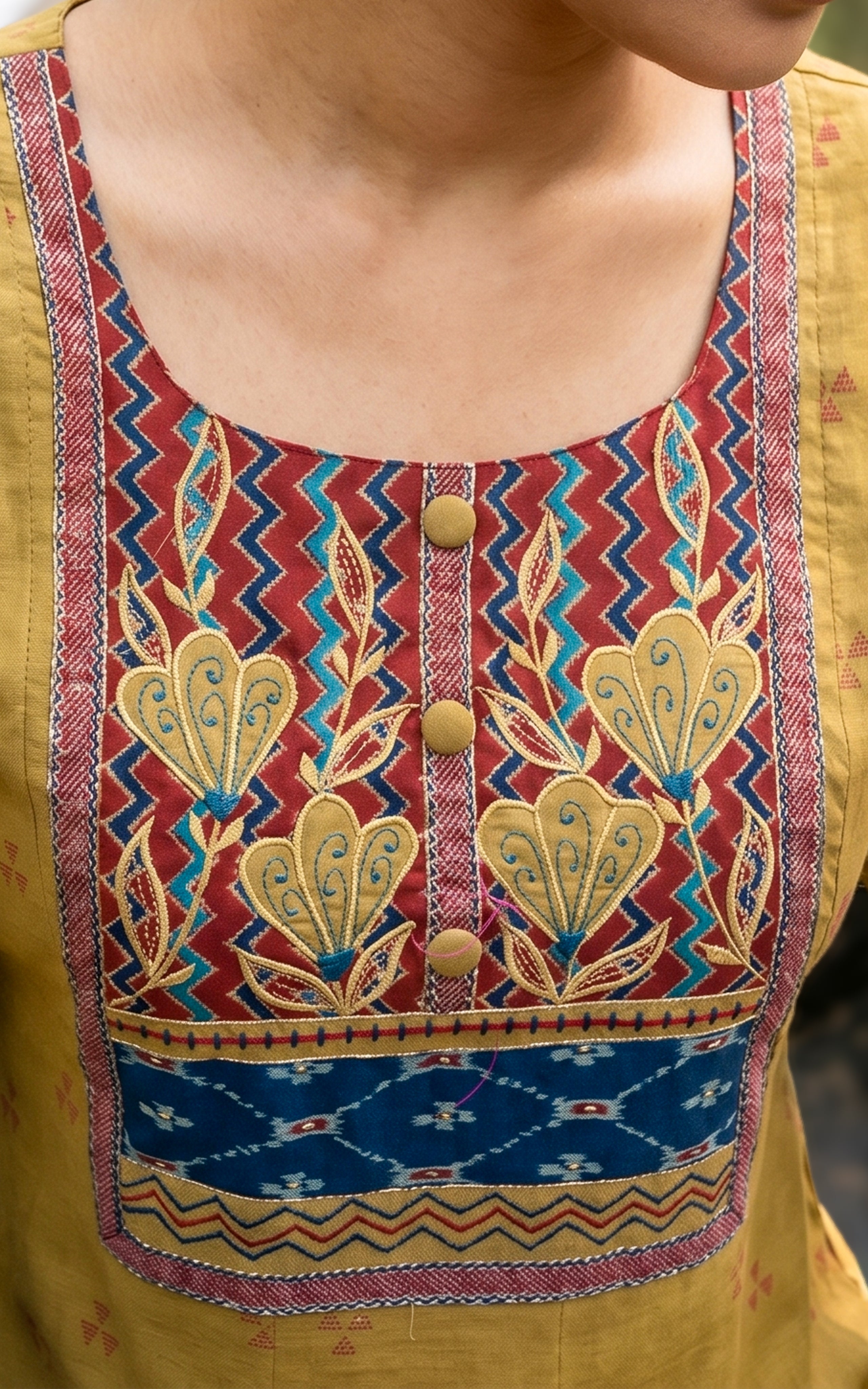 Breathable cotton summer kurti for women