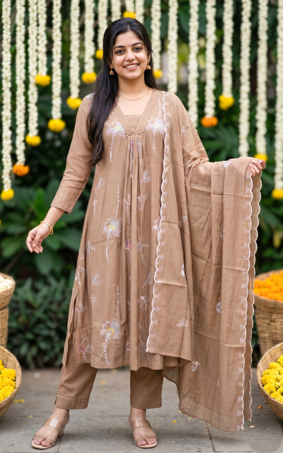Nayanitha (Kurti+Pant+Dupatta)