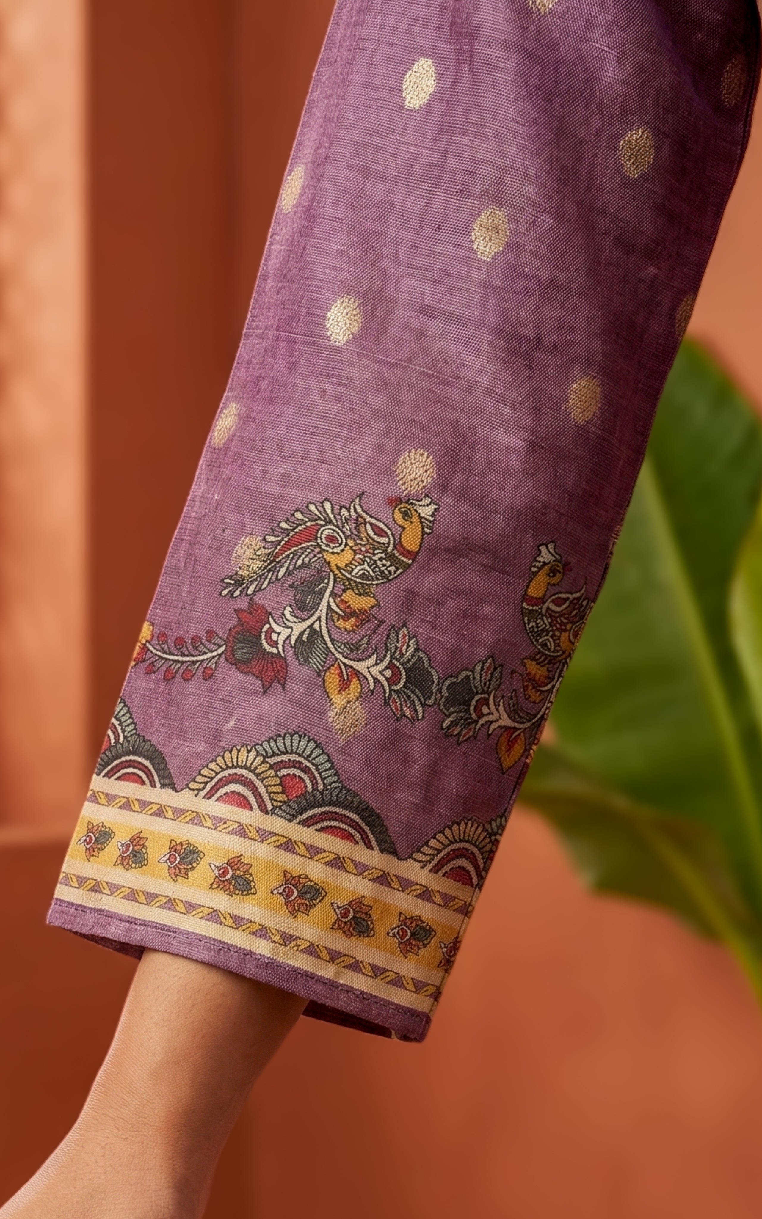 Featuring Embroidery and Zari Butta Detailing