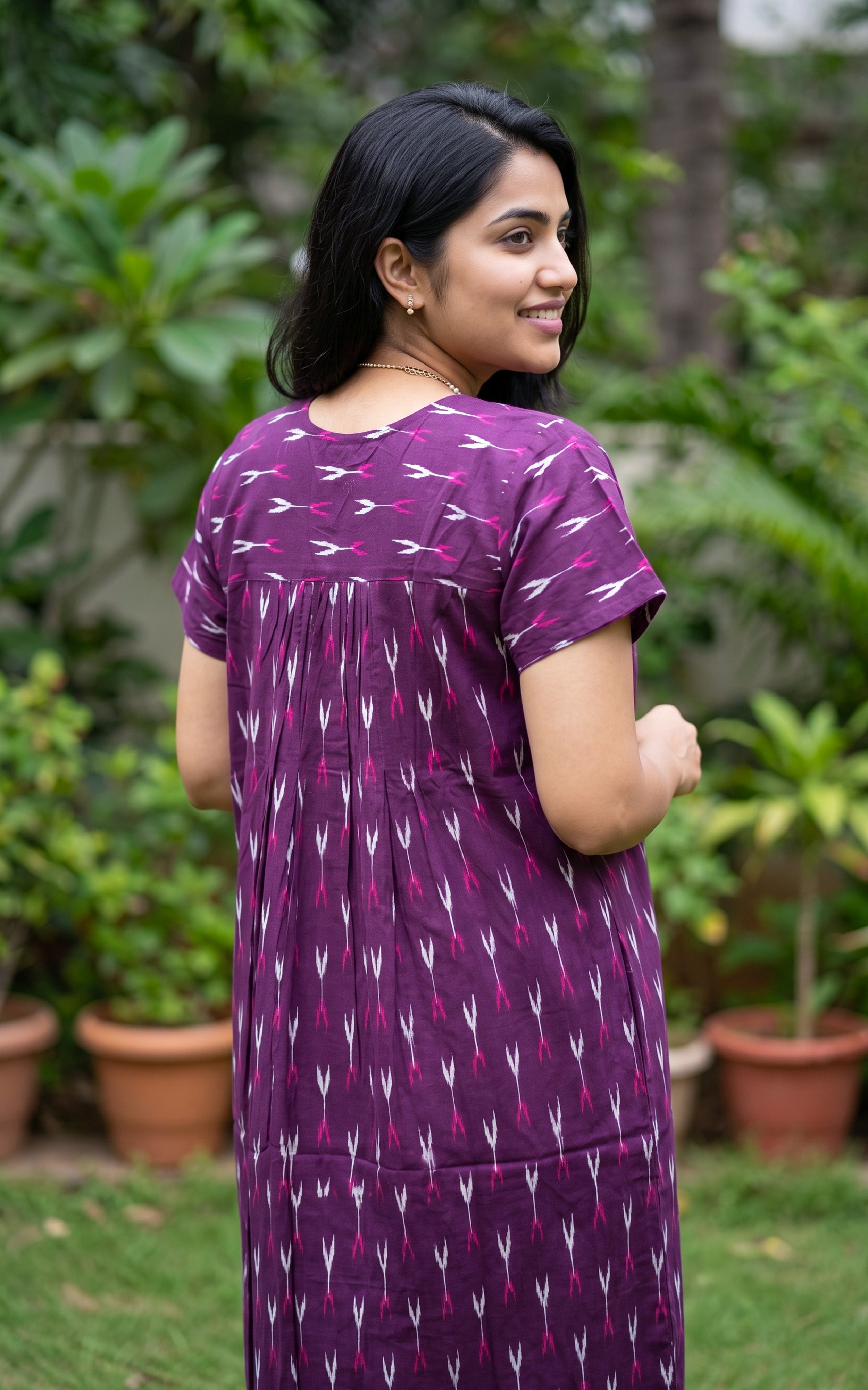 Cotton Straight Fit Nighty-164SS9C