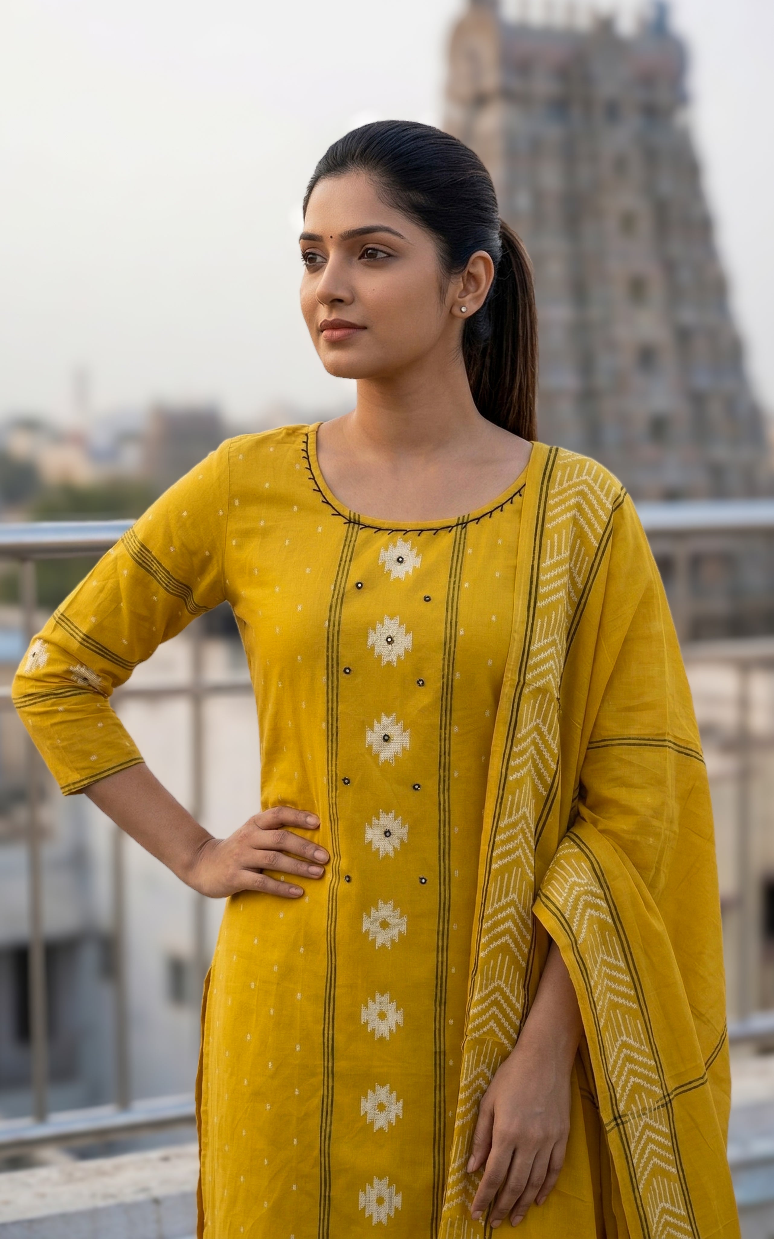 Rachel (Kurti+Pant+Dupatta)