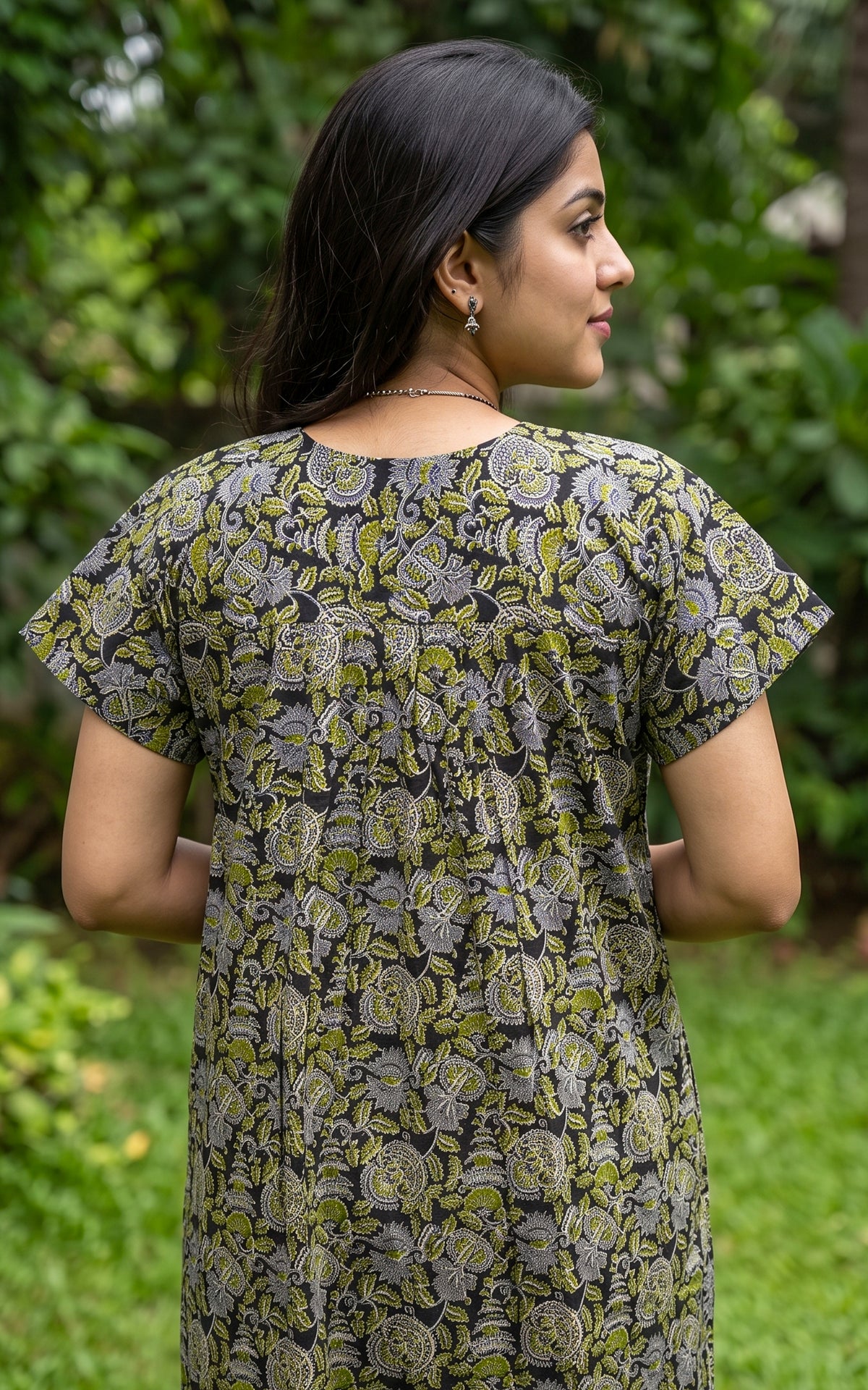 Cotton Straight Fit Nighty-165SS4