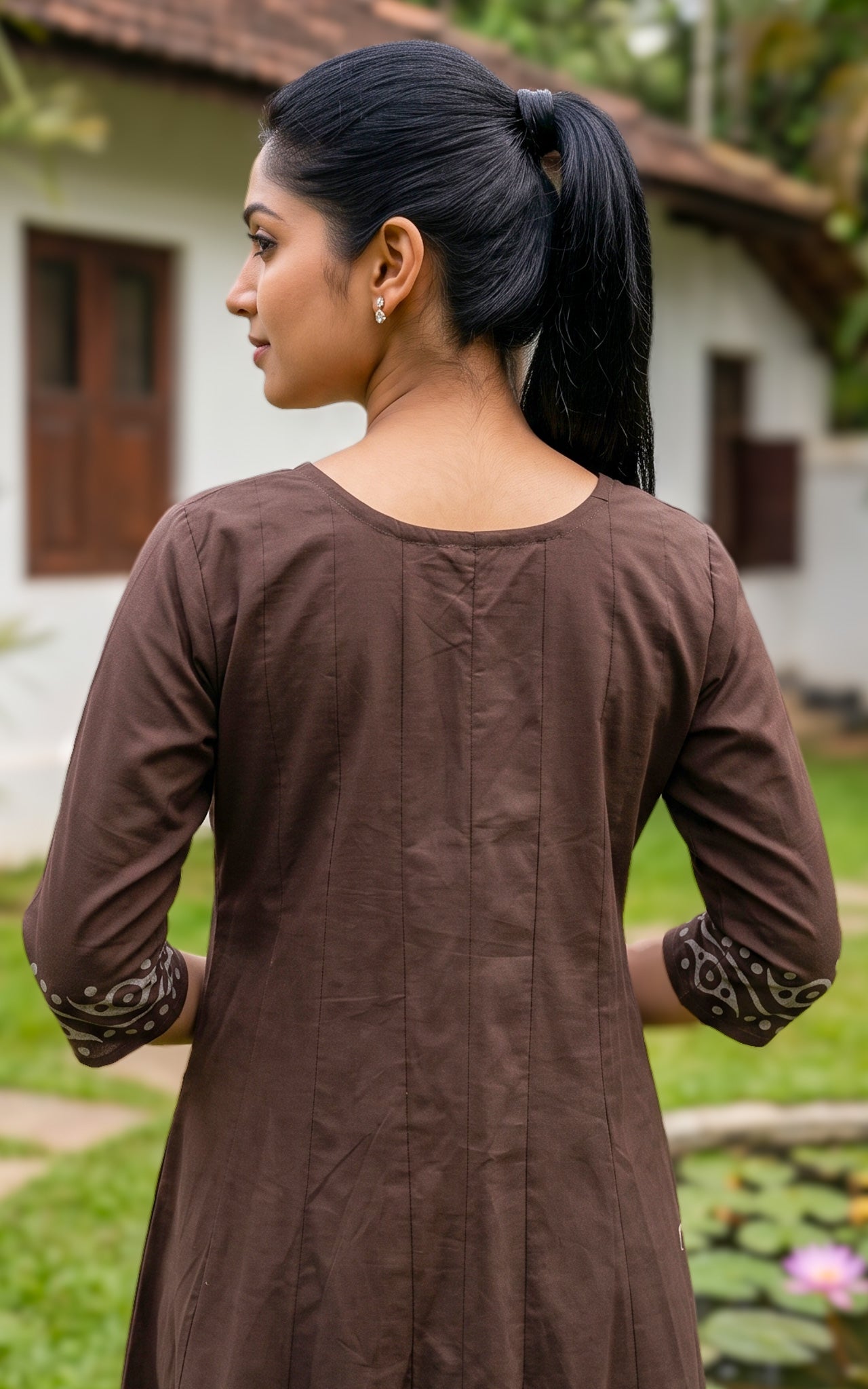 Radhimeena B Handblock (Kurti+Pant+Dupatta)