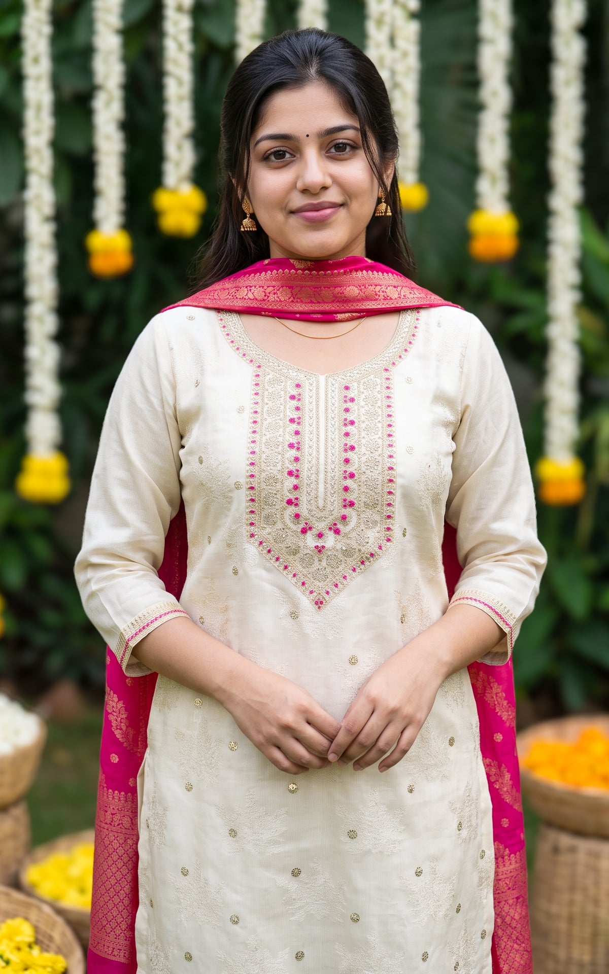 Kishitha (Kurti+Pant+Dupatta)
