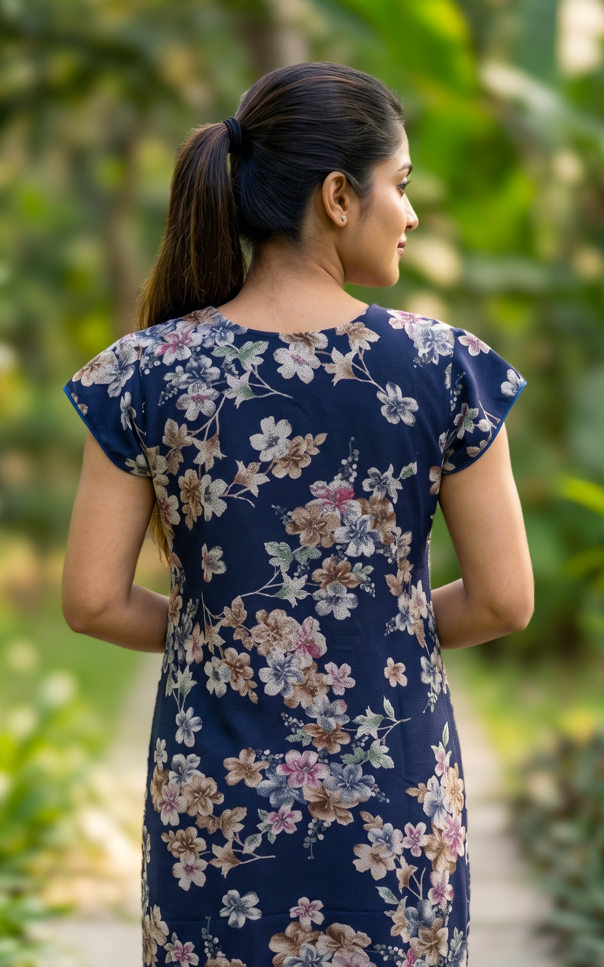 Cotton Straight Fit Nighty-160SS1A